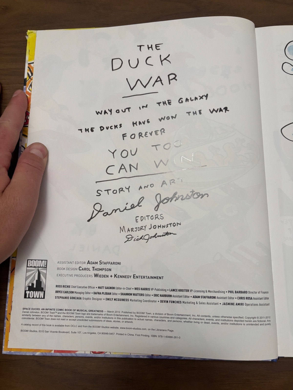 Space Ducks: Infinite Comic Book Musical Greatness by Daniel Johnston (2012)