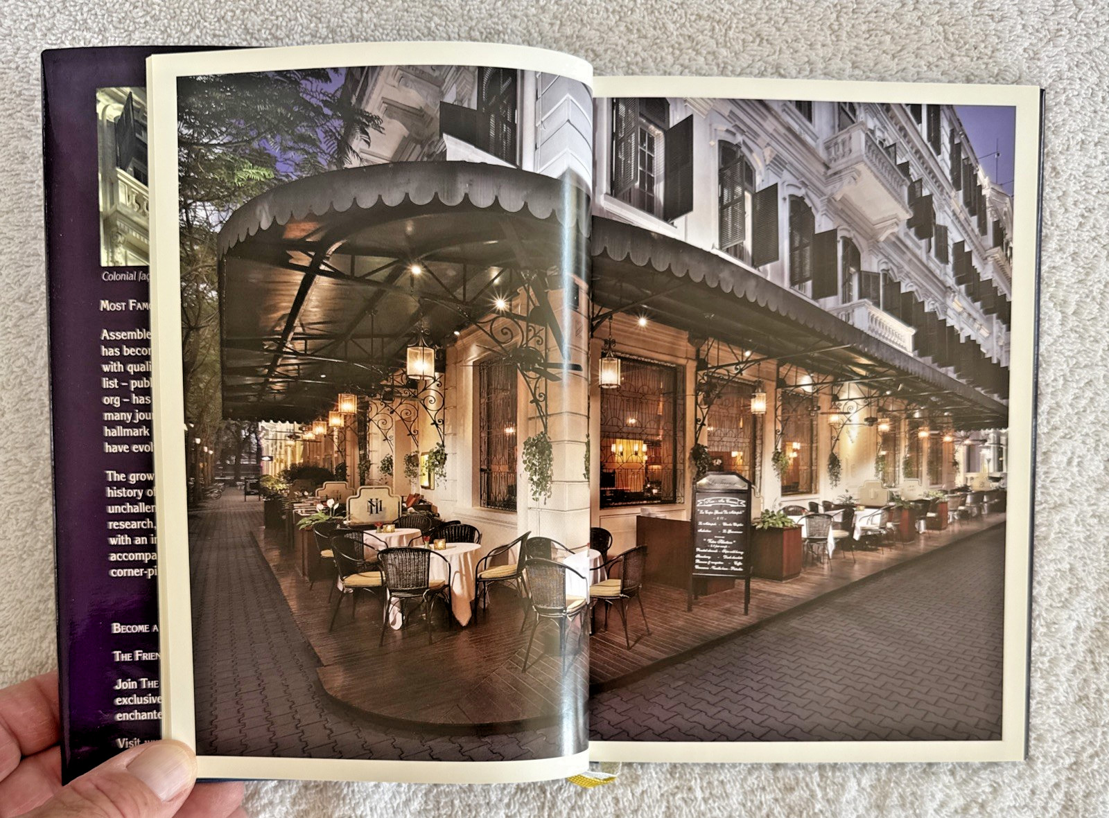 Sofitel Metropole Hanoi by Andreas Augusti (Hardcover) Book Signed Dust Jacket