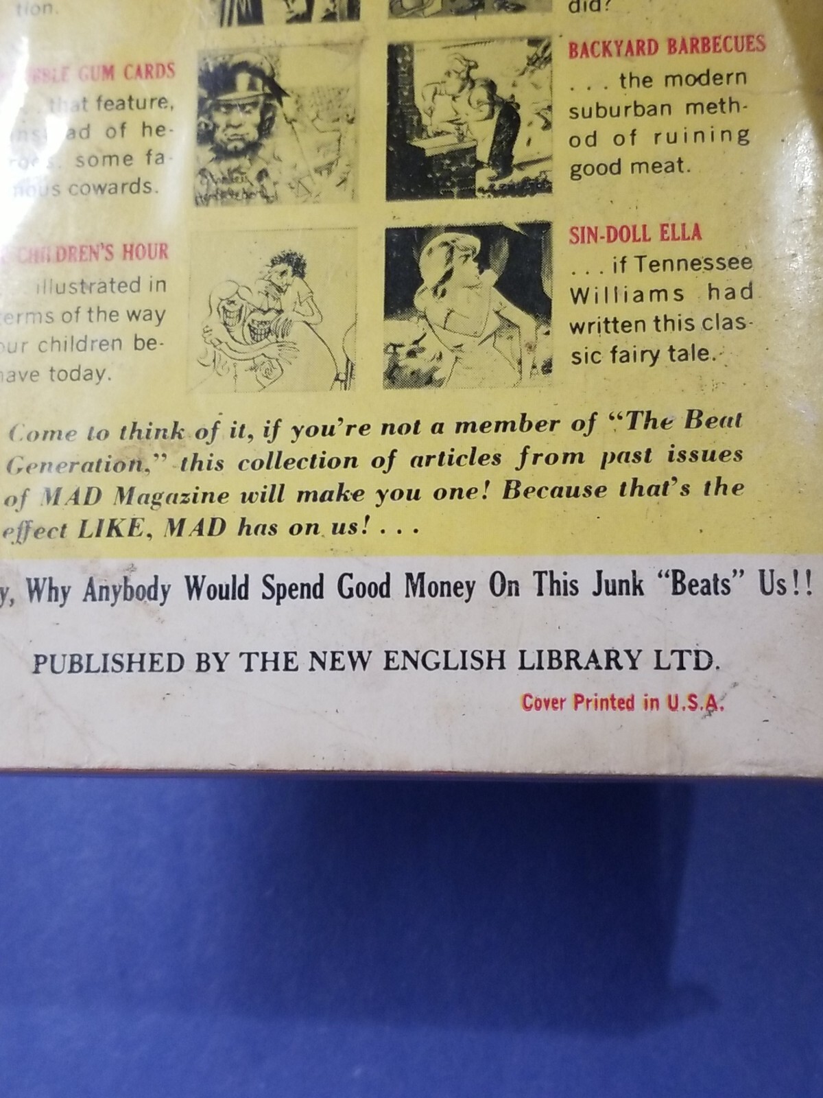 UNITED KINGDOM MAD Magazine Paperback Book: #9 LIKE, MAD 1960 11TH G