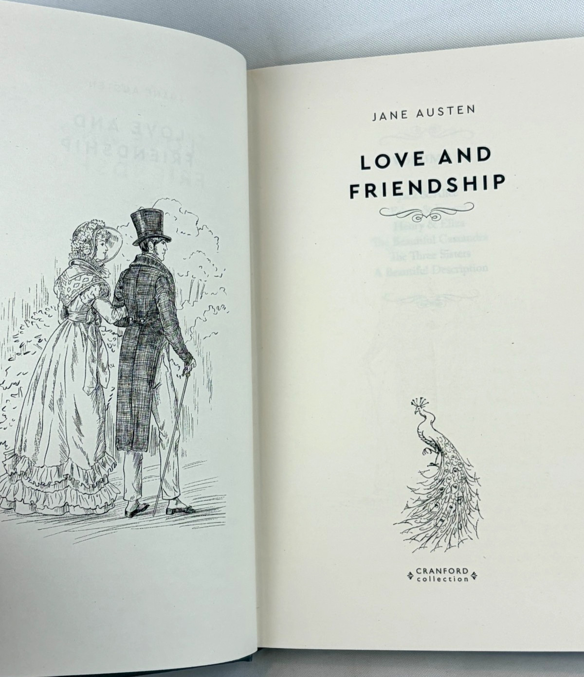 Jane Austen – LOVE And FRIENDSHIP Cranford Collection Hardcover Classic NEW