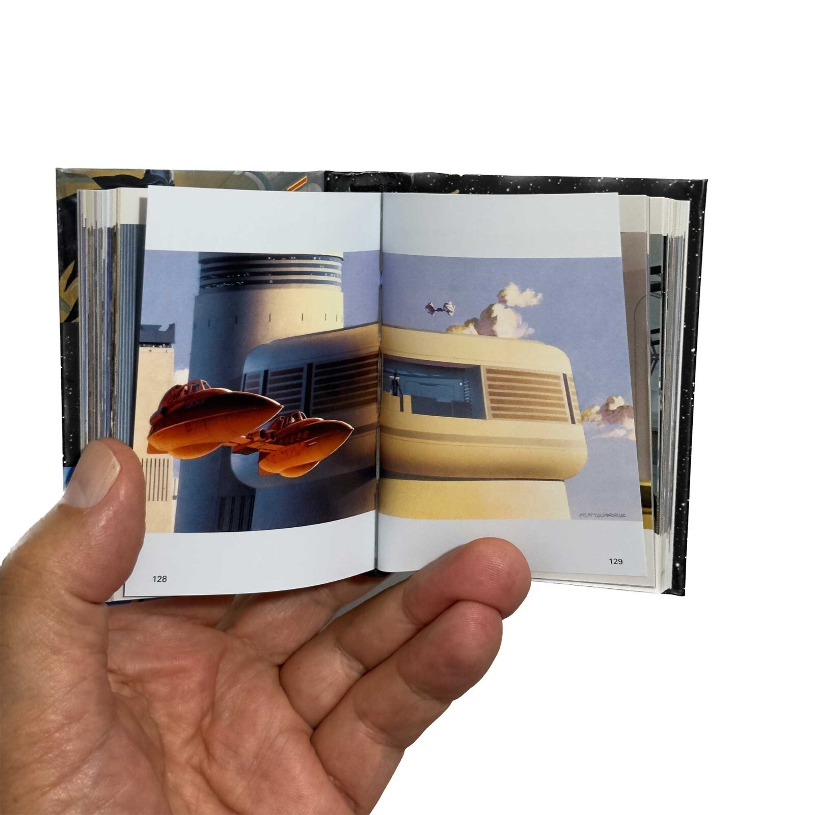 Star Wars The Concept Art of Ralph McQuarrie mini book 3.5″ high hardcover 304p