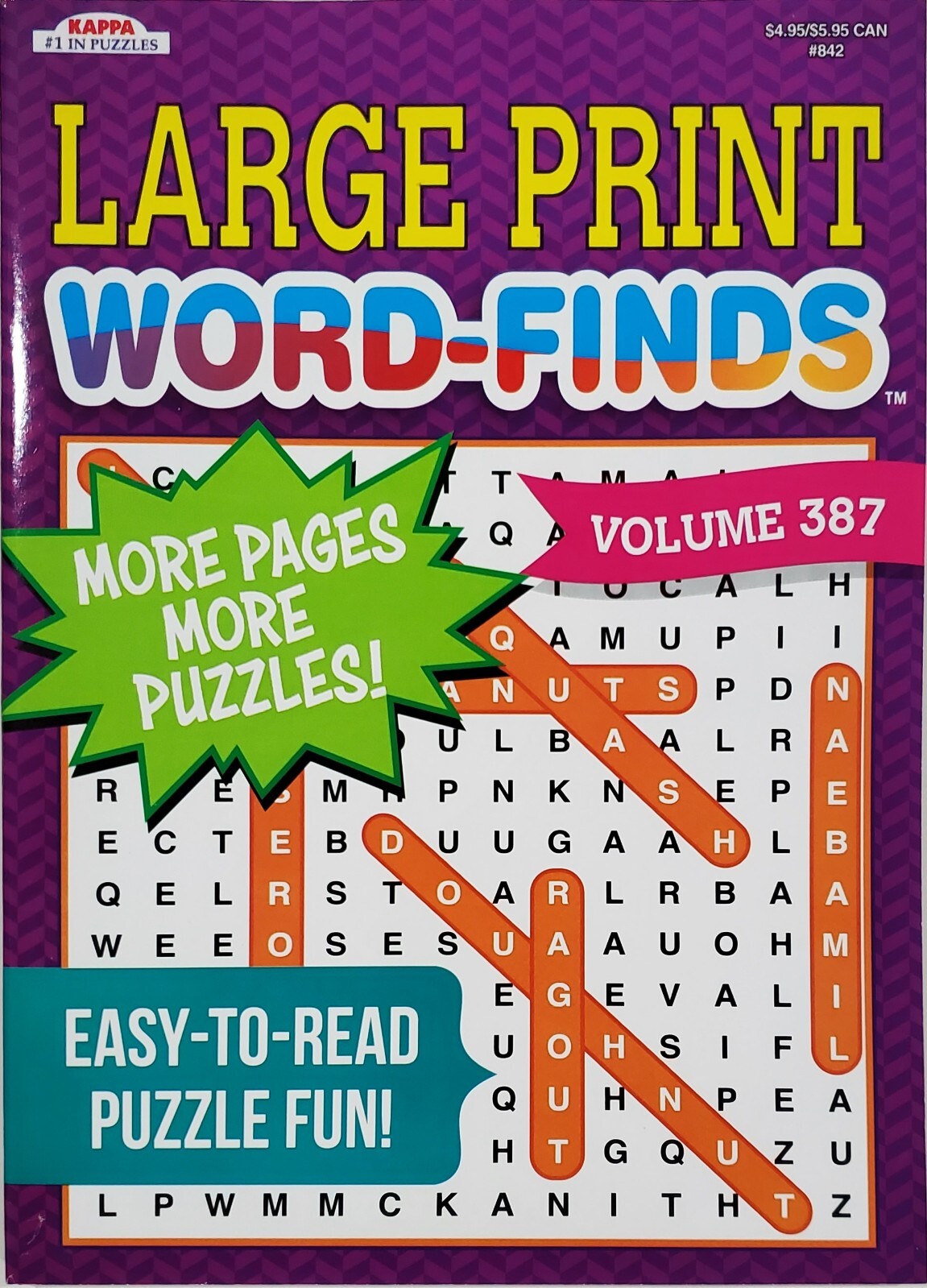 Large Print Word-Finds Puzzle Books Kappa Games,Search,Hunt~ Pick up to 30 Vols