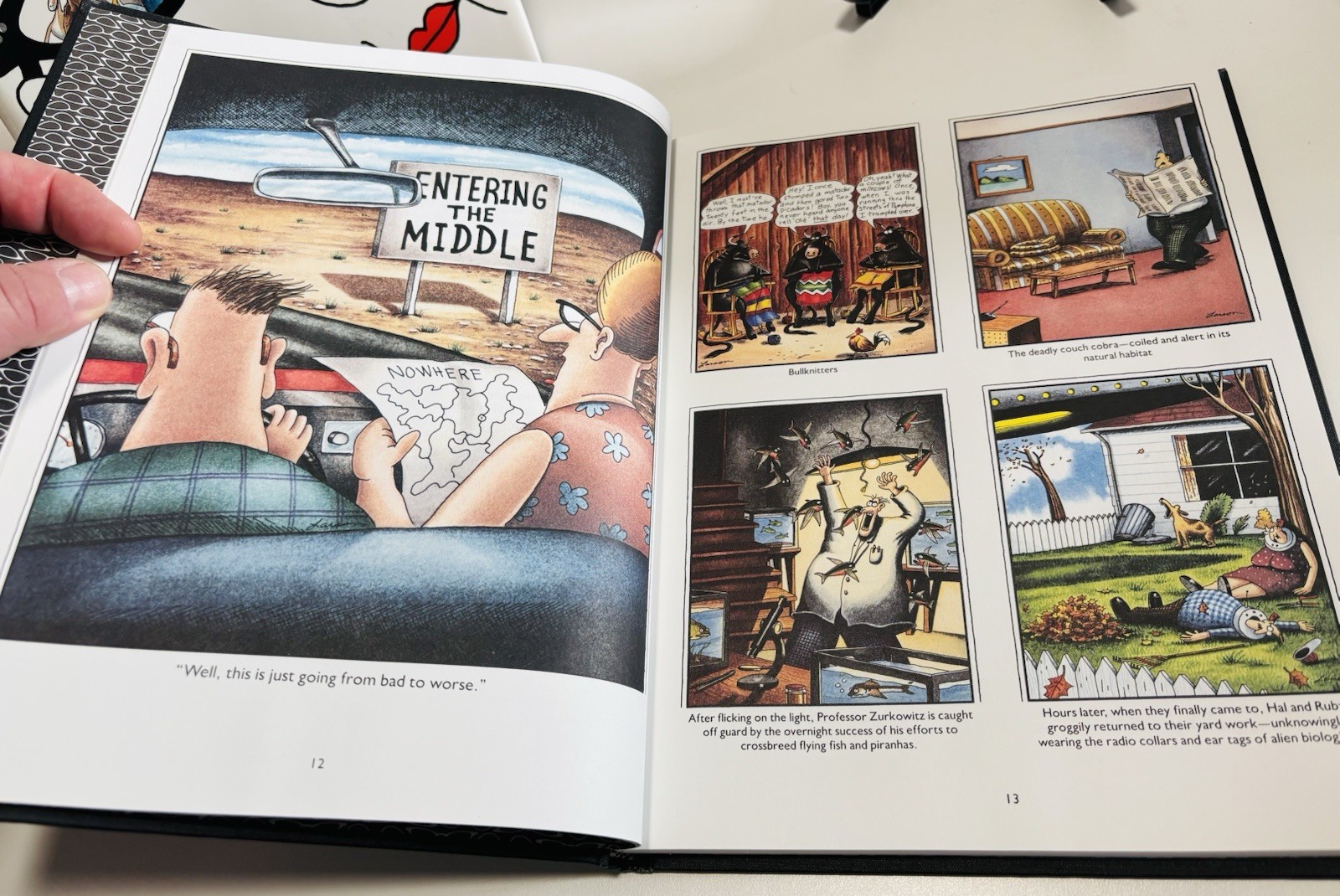 The Far Side Gallery 4 by Gary Larson 1993 Hardcover w/Dust Jacket Excellent Cnd