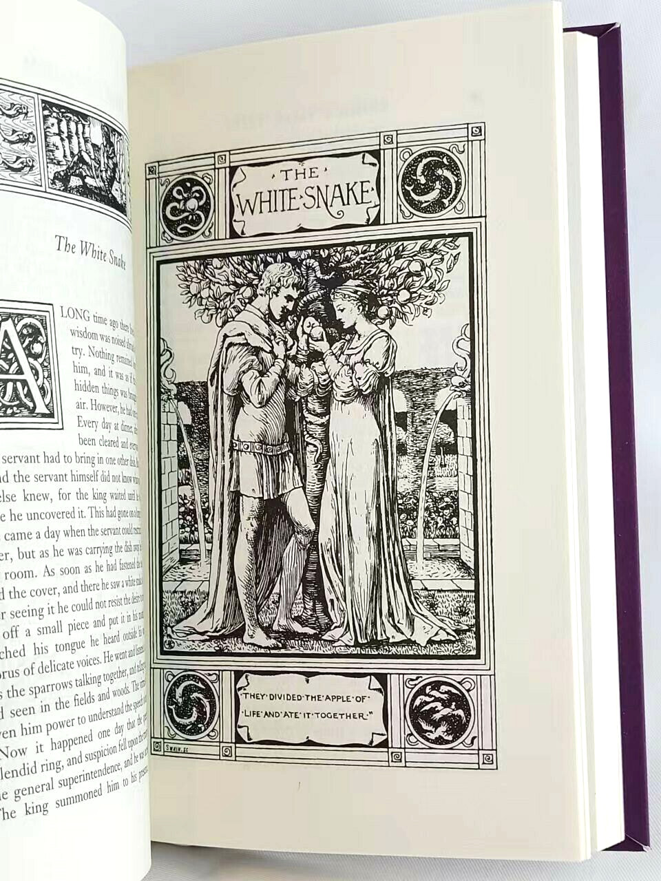 GRIMM’S FAIRY TALES by J. L. C. Grimm Faux Leather Flexi Bound Illustrated NEW