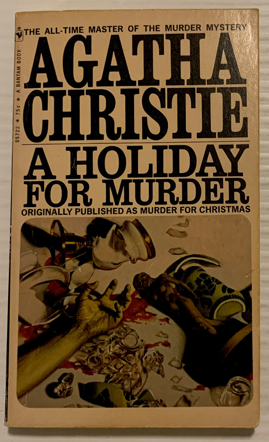 A Holiday For Murder Mystery Paperback Book by Agatha Christie Suspense 1969