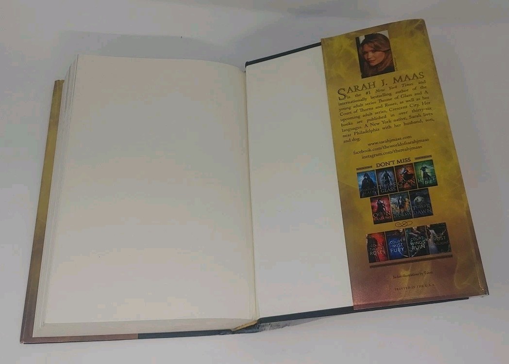 Kingdom of Ash – Sarah J. Maas HCDJ 1st Edition/1st Printing Throne of Glass
