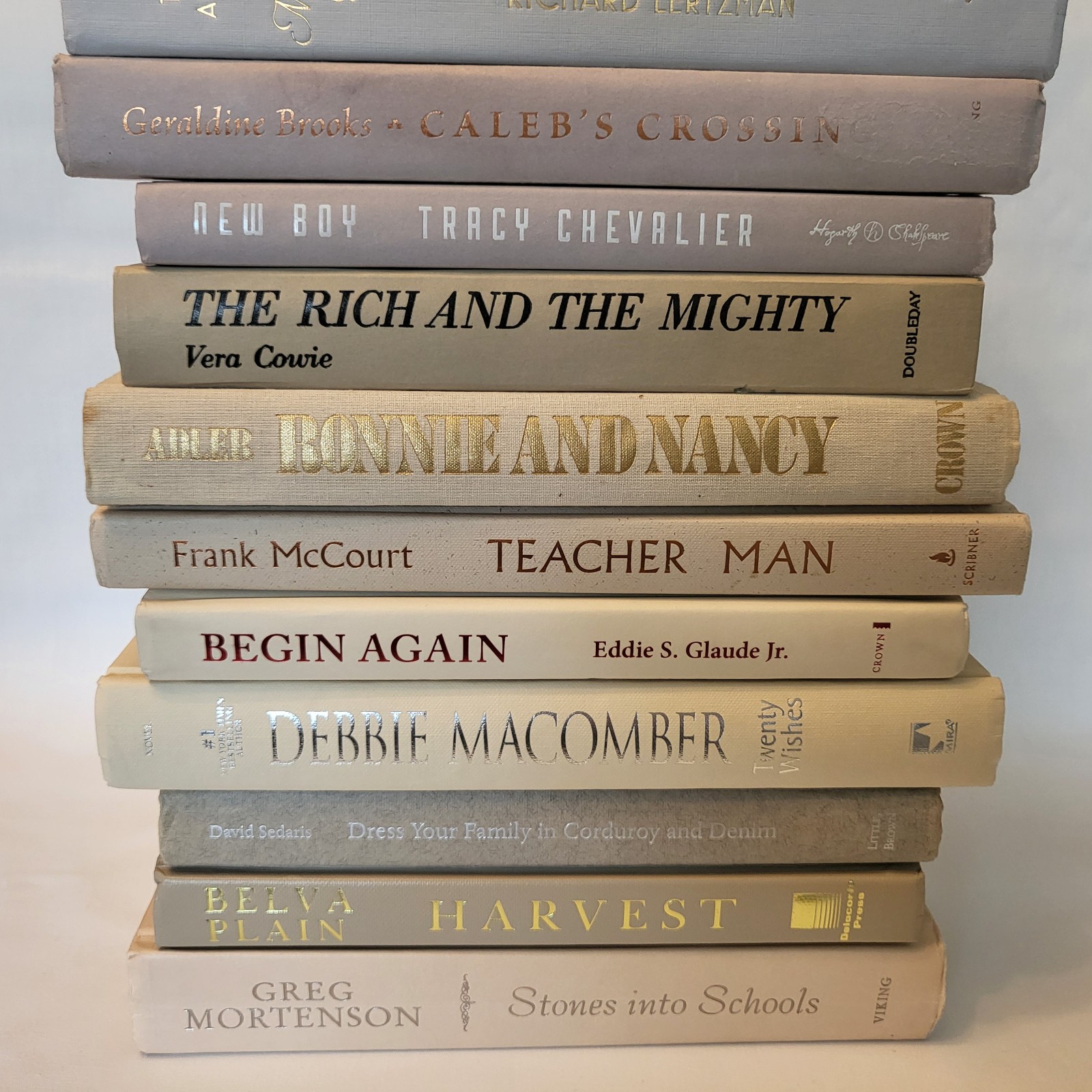 Colorful Books for Decoration, Staging Prop Decor ~ Modern HC Stack Lot of 5