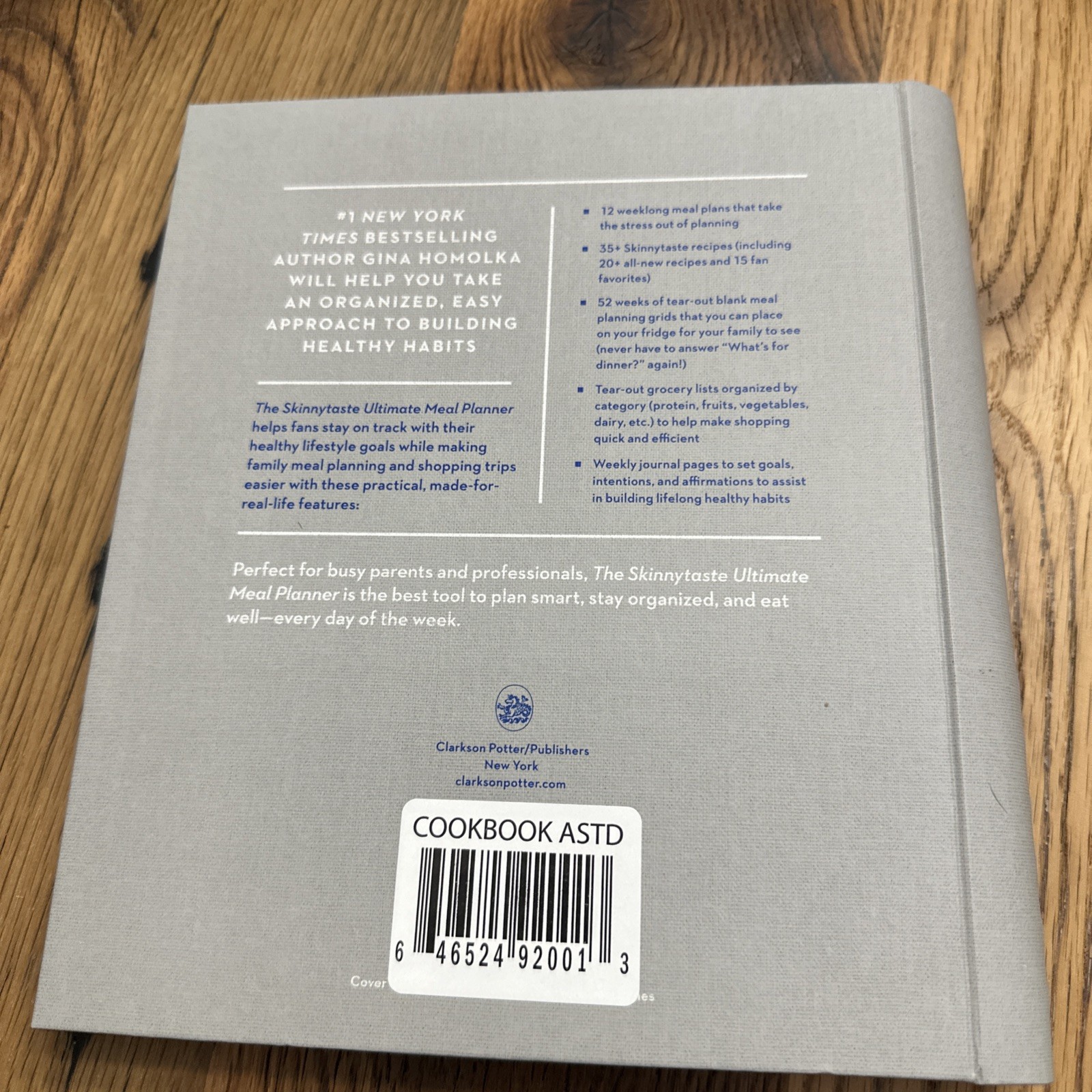 The Skinny Taste Ultimate Meal Planner Gina Homolka First Edition Spiral Bound