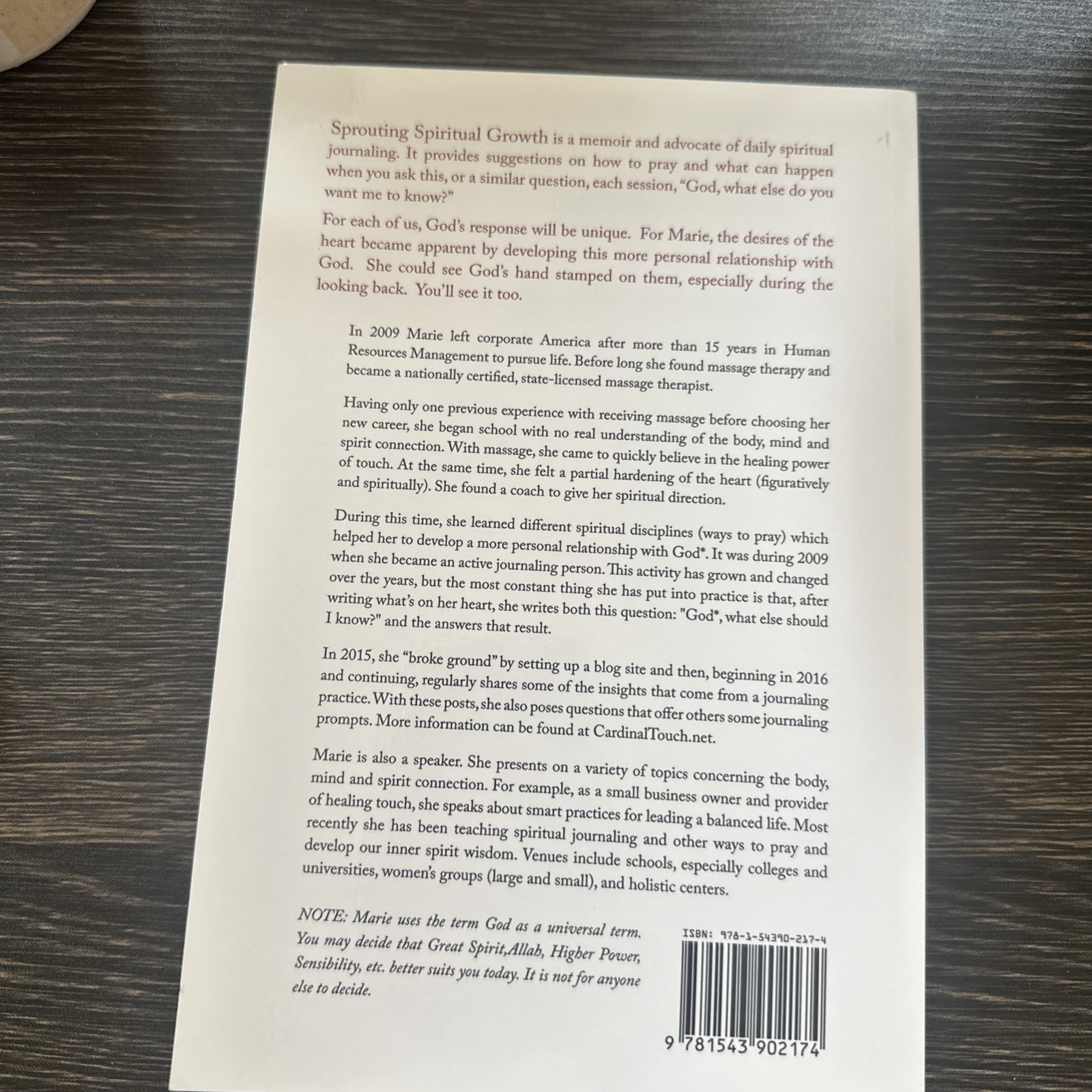 Sprouting Spiritual Growth: A Memoir and Guide to Spiritual Journaling Paperback