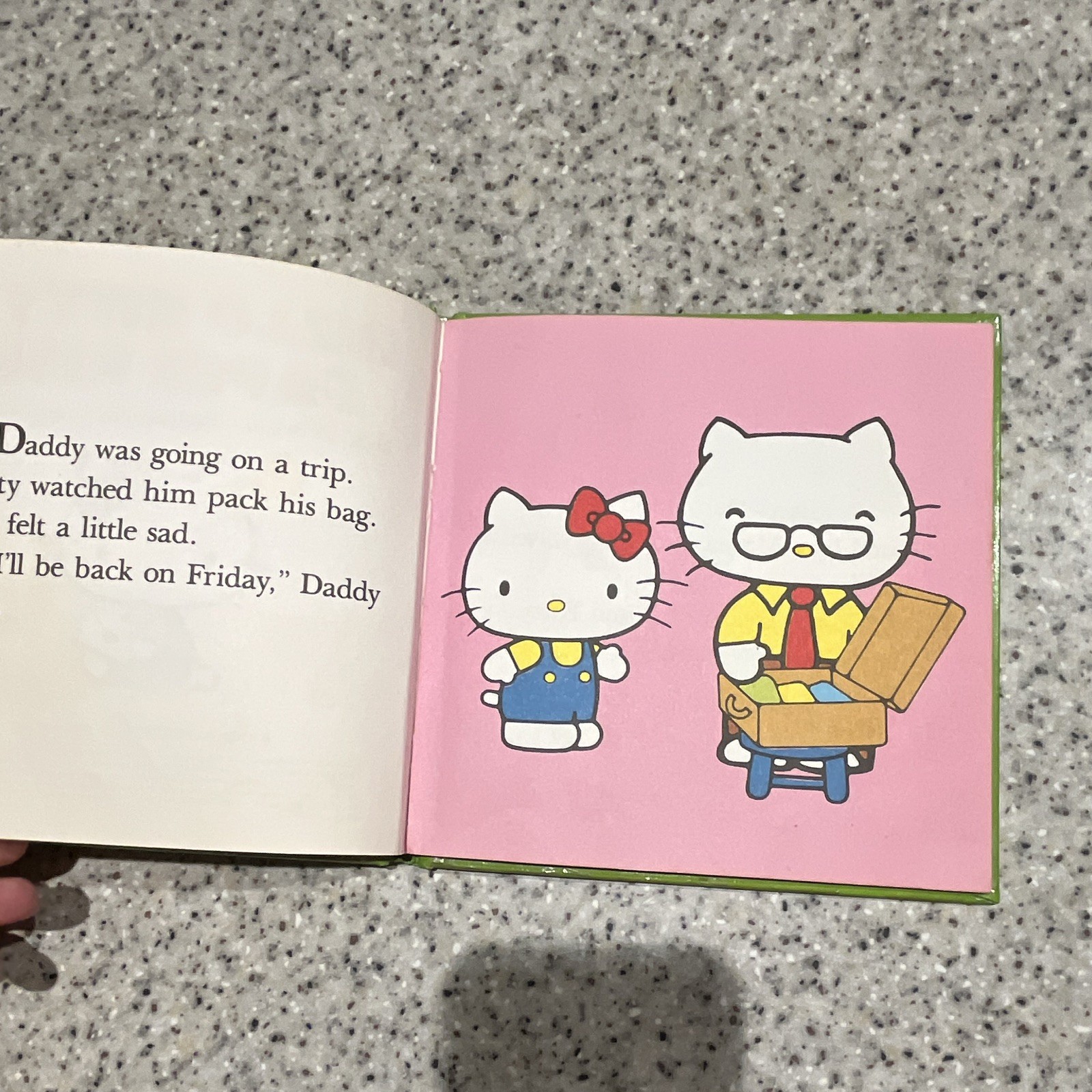 Hello Kitty’s Paper Kiss Hardcover Random House Illustrated 1982