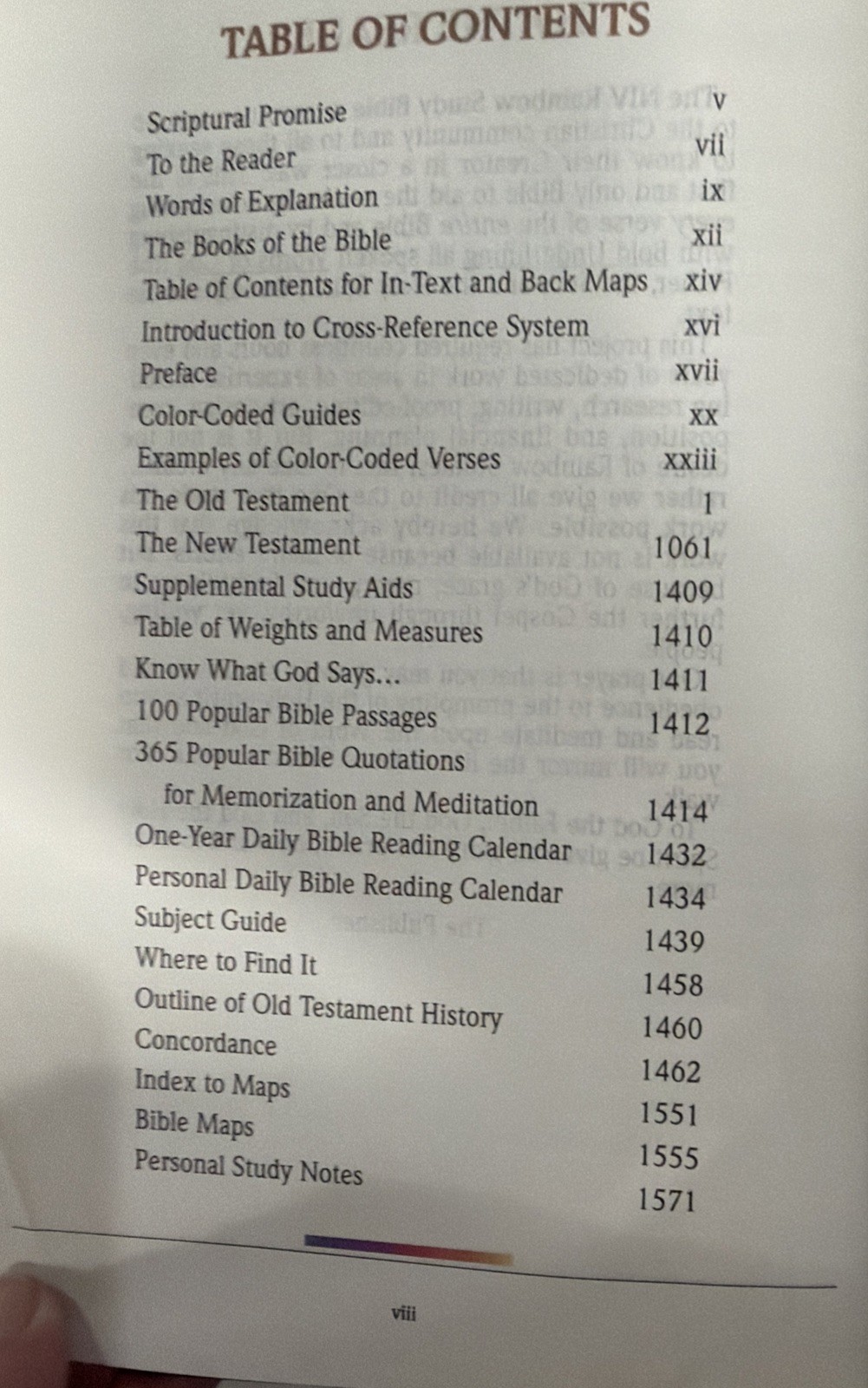 NIV Rainbow Study Bible 1996 Hardcover 1,584 Pgs 1984 Text Bold Line CLEAN