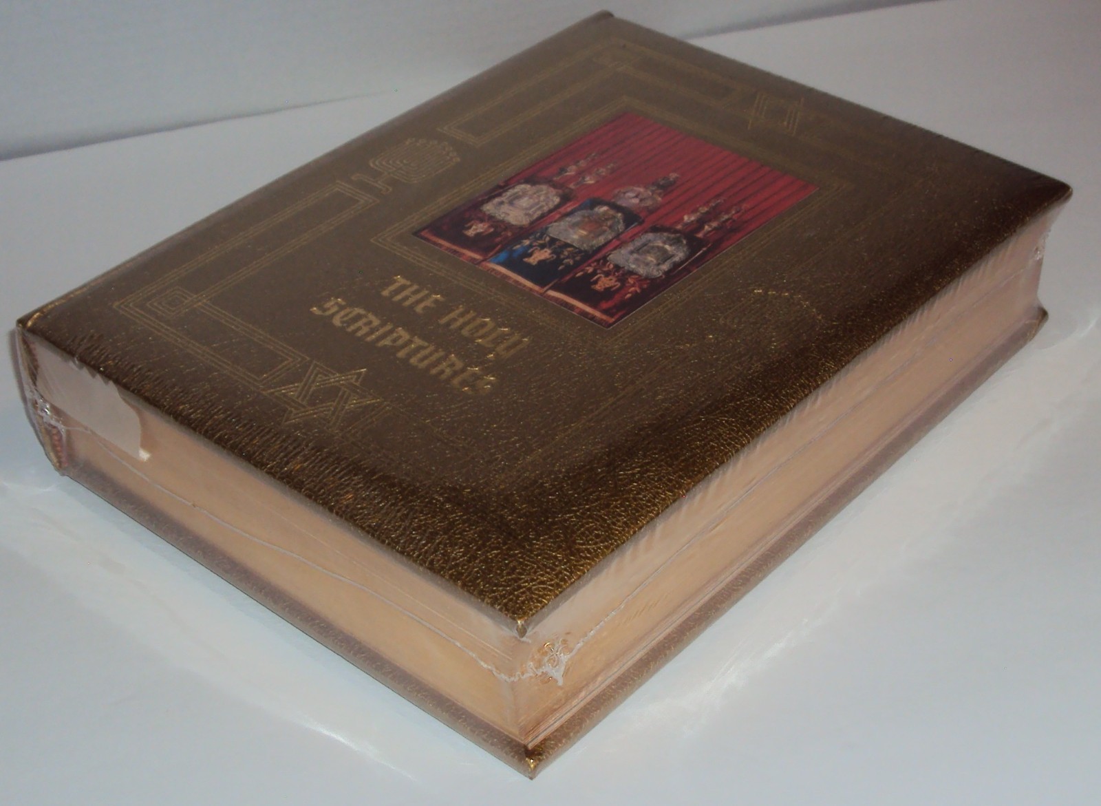 The Holy Scriptures Jewish Family Bible Masoretic Text Menorah Press Gold Sealed