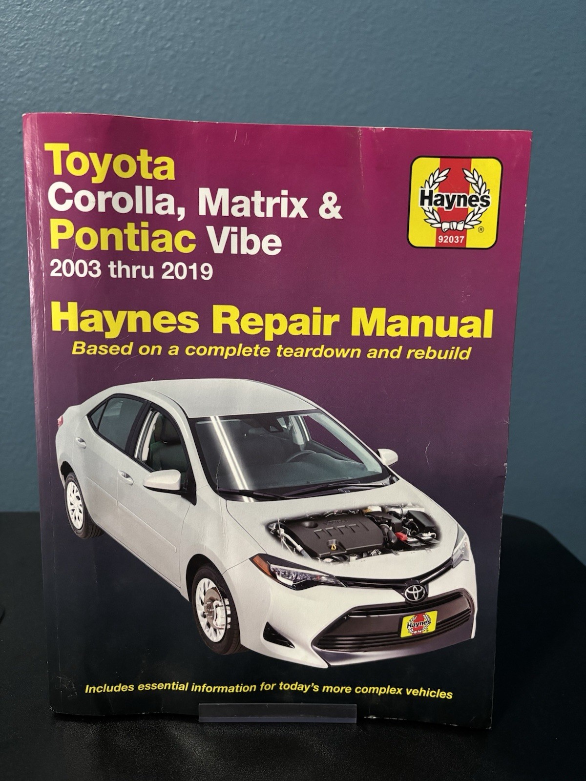 Toyota Corolla, Matrix Pontiac Vibe Haynes Repair Manual: 2003 thru 2019