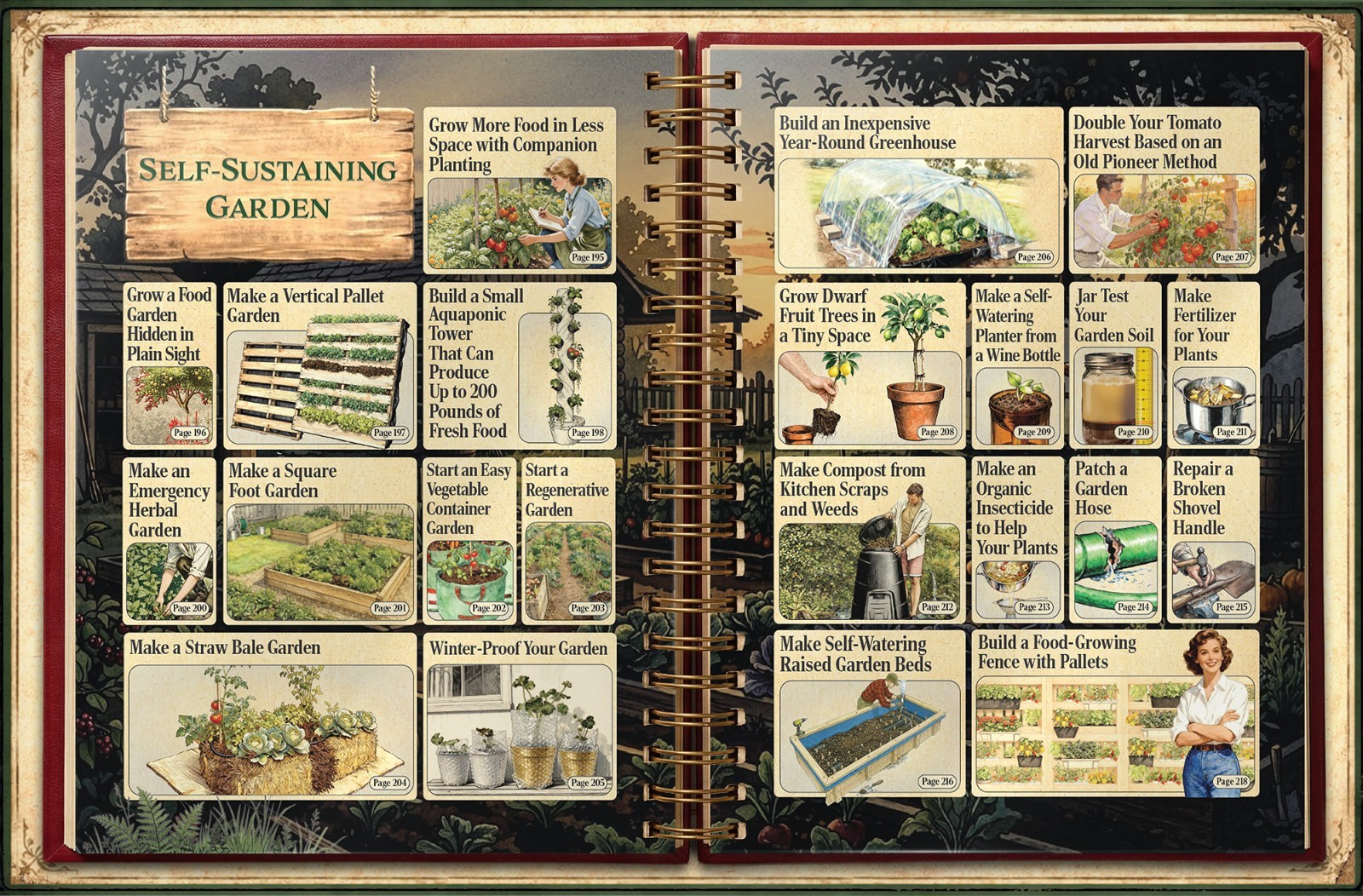 The Lost Skills of Independence – Hardcover, Spiral Bound, Colored Illustrations