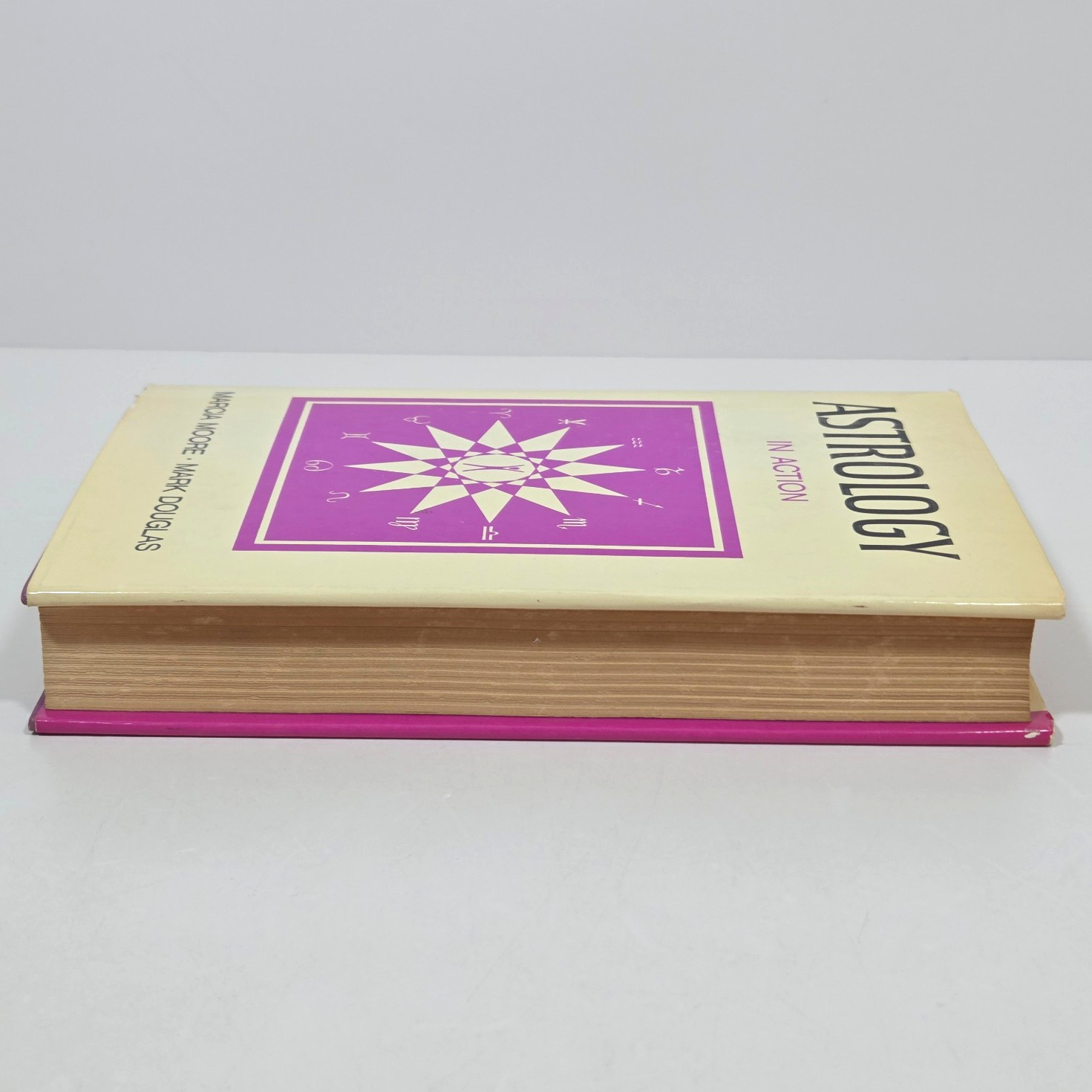 SIGNED Astrology in Action Marcia Moore Mark Douglas 1970 First Ed HCDJ Arcane