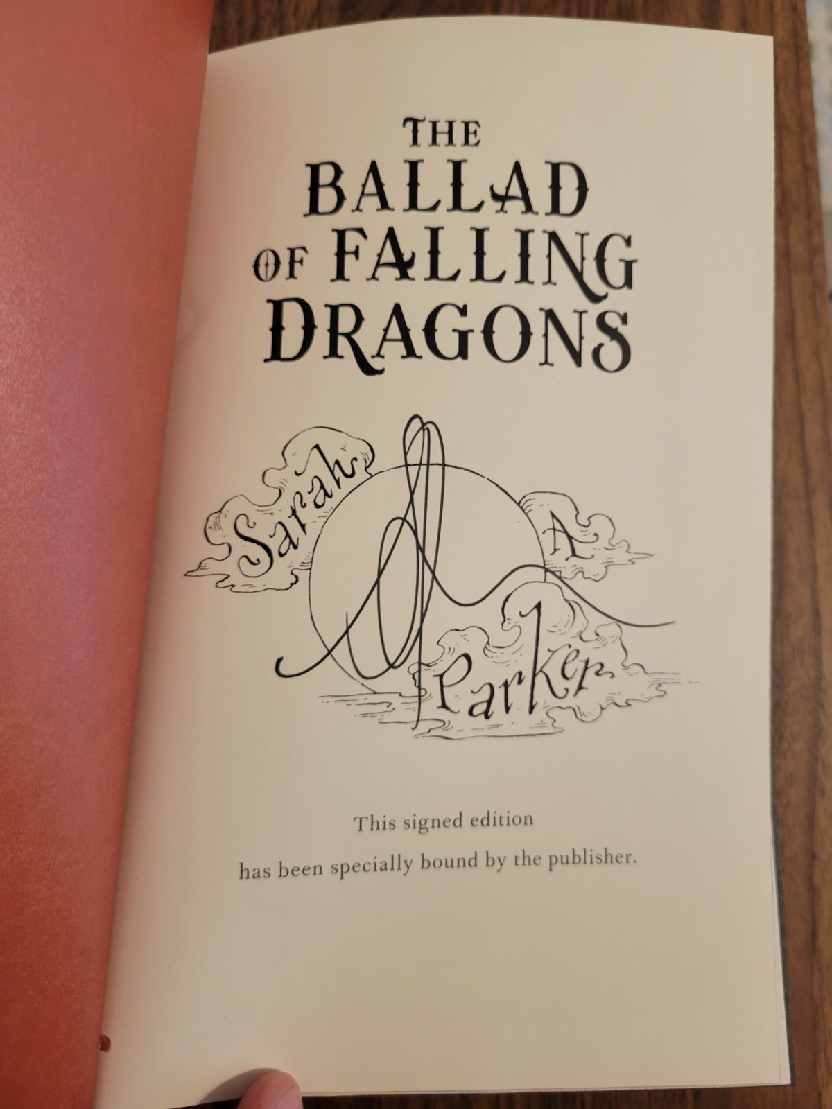 *Signed* The Ballad Of Falling Dragons by Sarah A. Parker – B&N Deluxe Edition