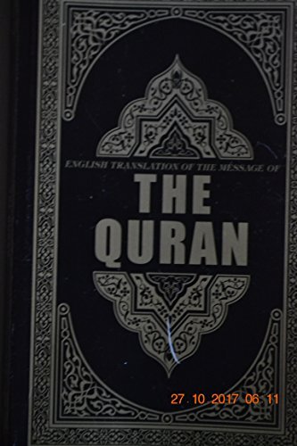 English Translation of the Message of The Quran, [Sep 01, 2007] Ahamed, Syed Vic