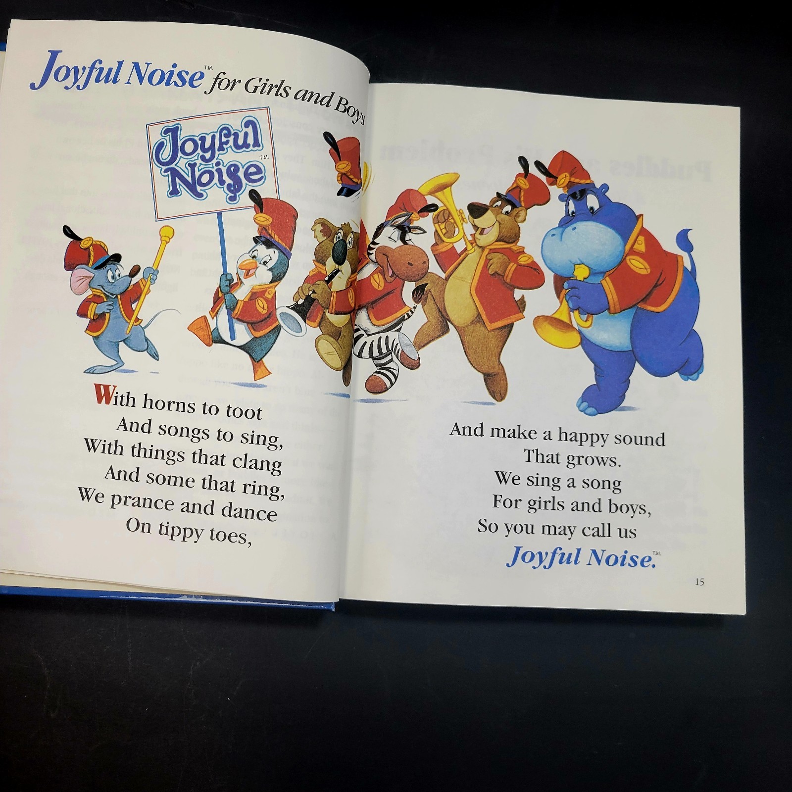 Vintage 1992 MY BEDTIME ANYTIME STORYBOOK Joyful Noise Illustrated Picture Book