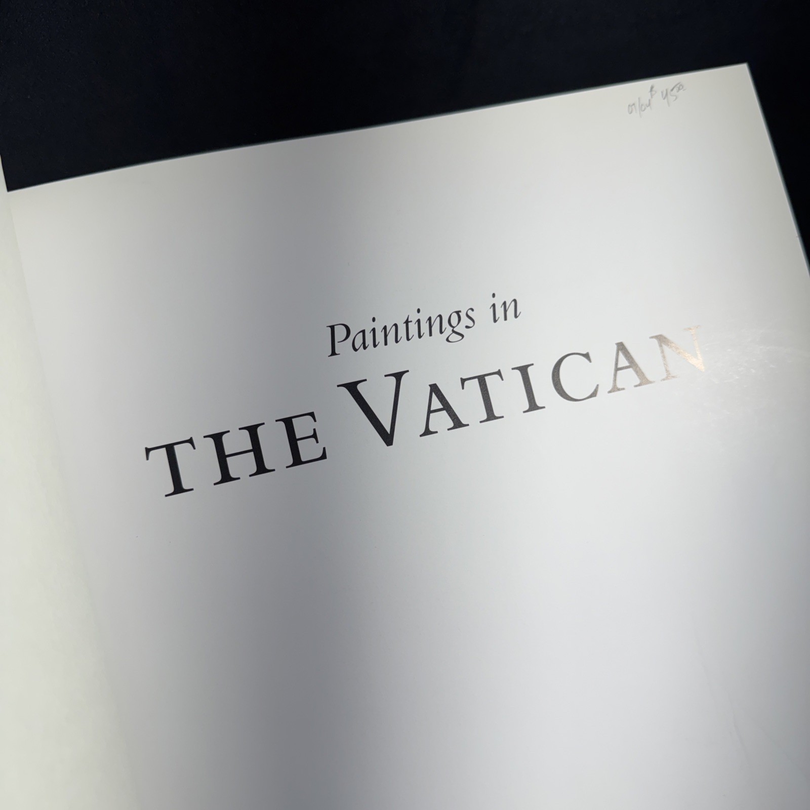 “Paintings in the Vatican” Carlo Pietrangeli 1st Edition HC DJ