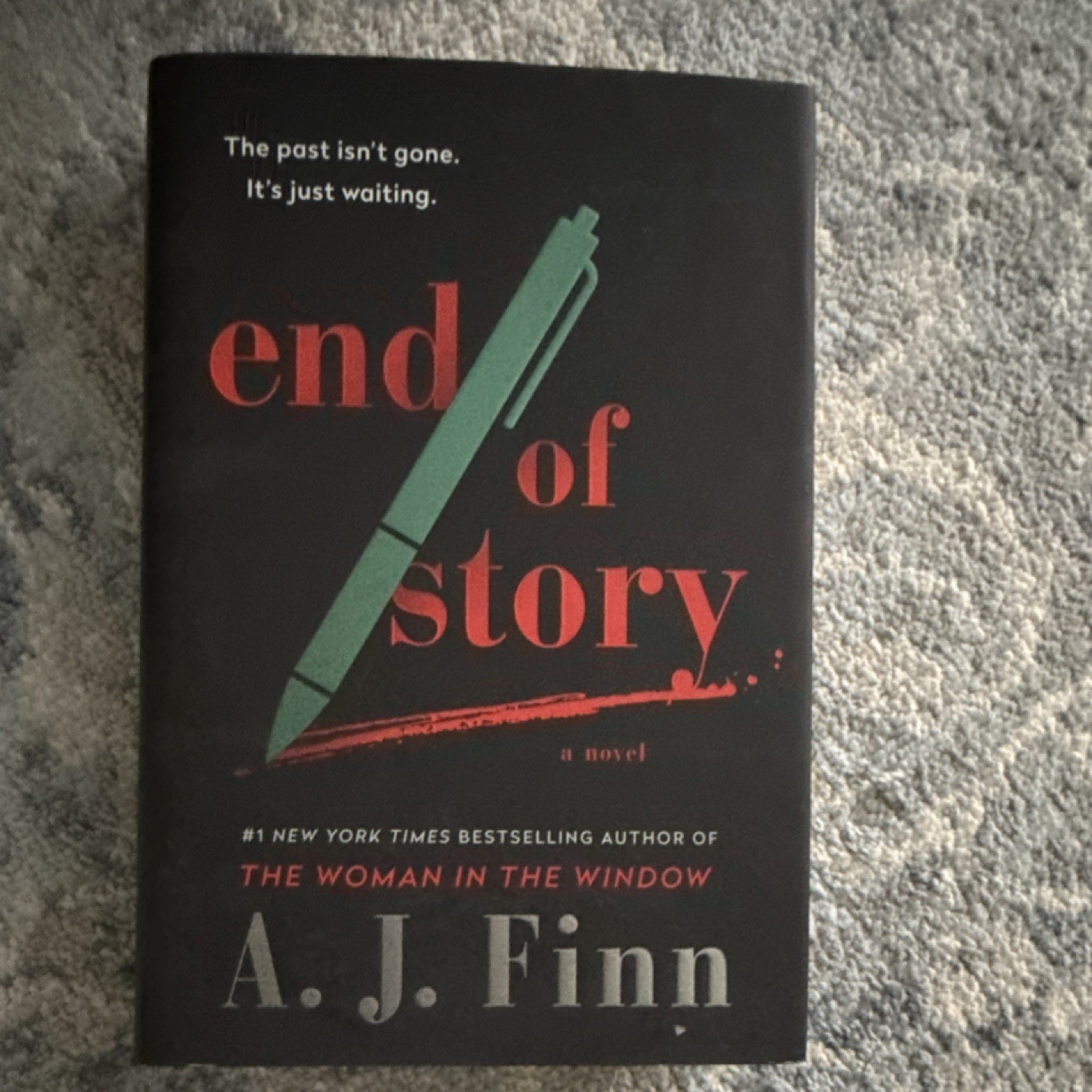 A. J. Finn End of Story Hardcover HarperCollins 2024 Mystery Novel
