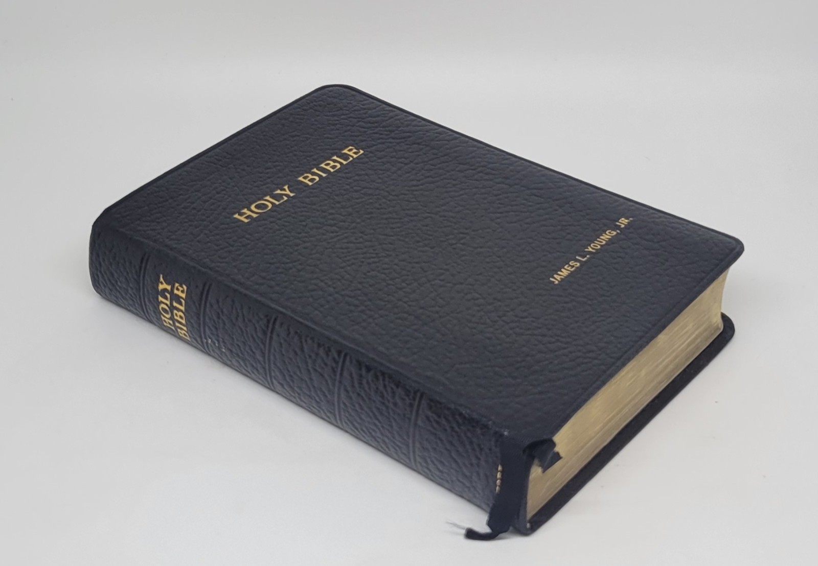 Oxford Bible KJV India Paper Black Leather Great Britain With Box