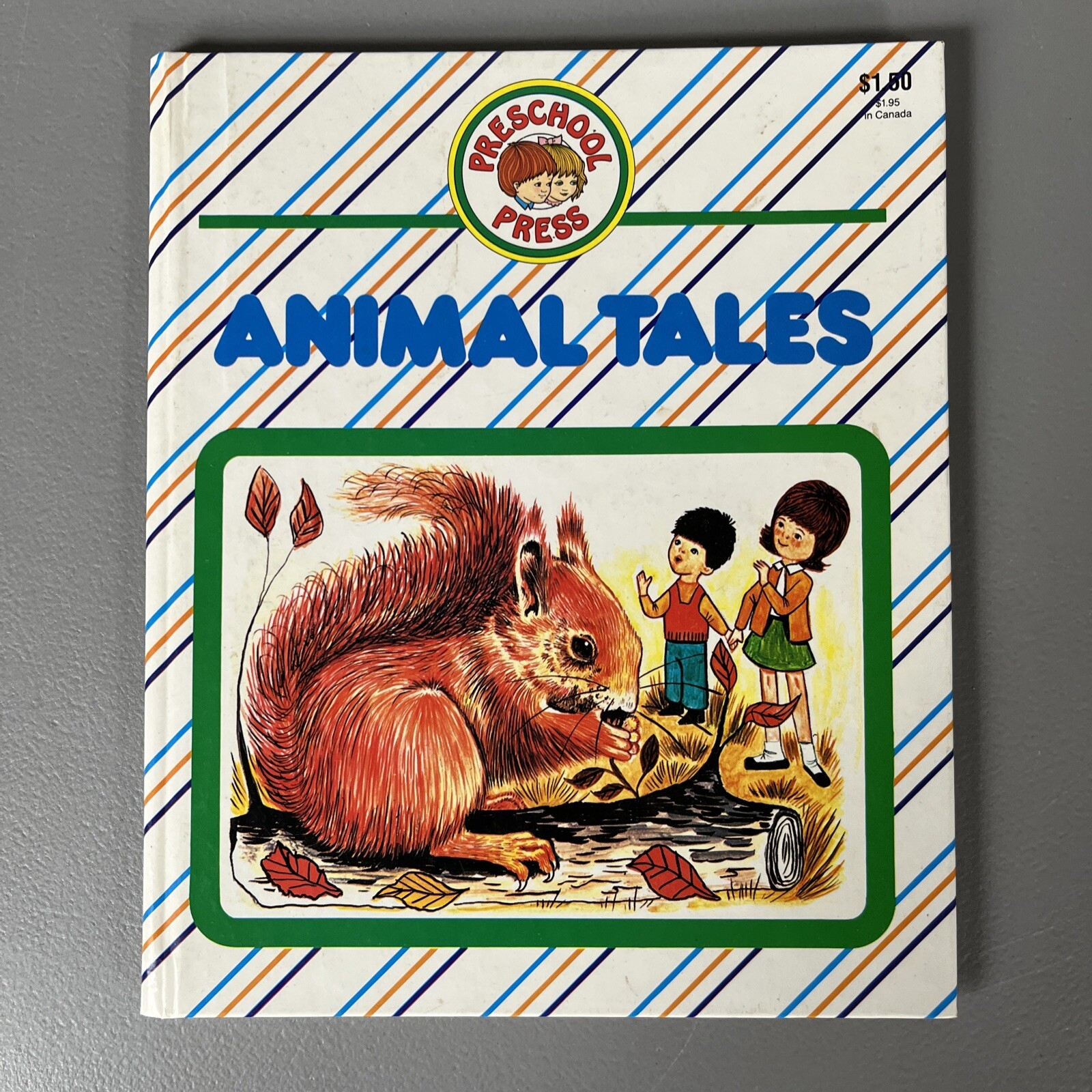 Vintage Preschool Press Hardcover “Animal Tales”, Good Condition
