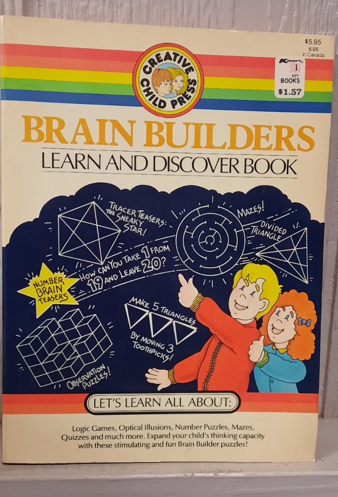 Vtg 1986 CREATIVE CHILD PRESS BRAIN BUILDERS LEARN AND DISCOVER NOS 256 Pages
