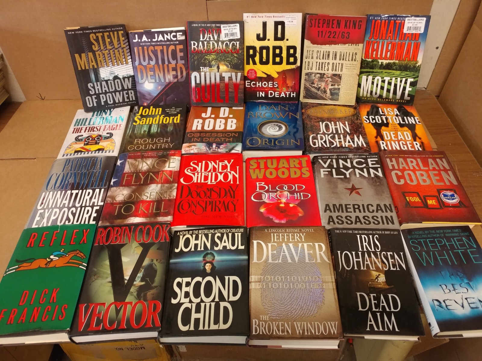 Lot of 15 Pounds Hardcover INSTANT COLLECTION GENERAL FICTION Book MIX GENRE SET