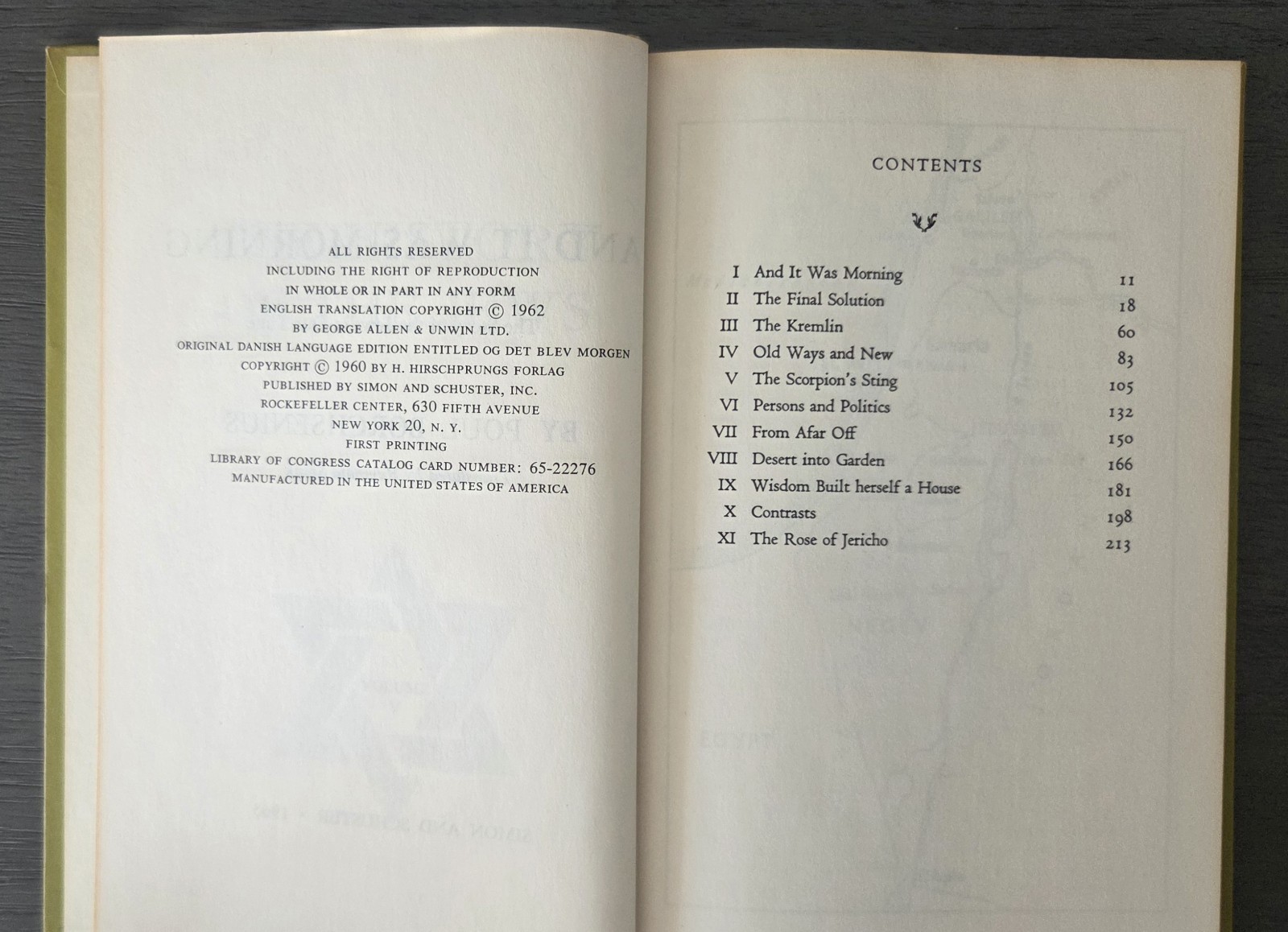 Vintage 1965 “History Of The Jews” Poul Borchsenius Vols 1-5 1st Edition/Print