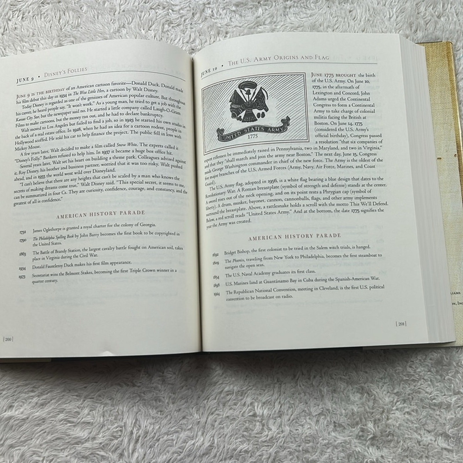 The Great American Scrapbook 1985 and American Patriot’s Almanac 2008 HC Good