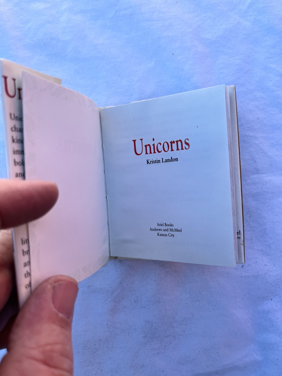 Unicorns Fantasy Mythical Creatures Illustrated Mini Gift Book