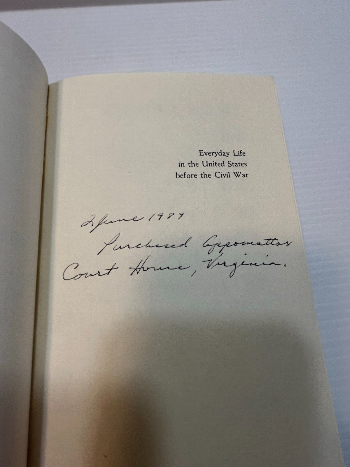 EVERYDAY LIFE IN THE UNITED STATES BEFORE THE CIVIL WAR by Robert Lacour-Gayet