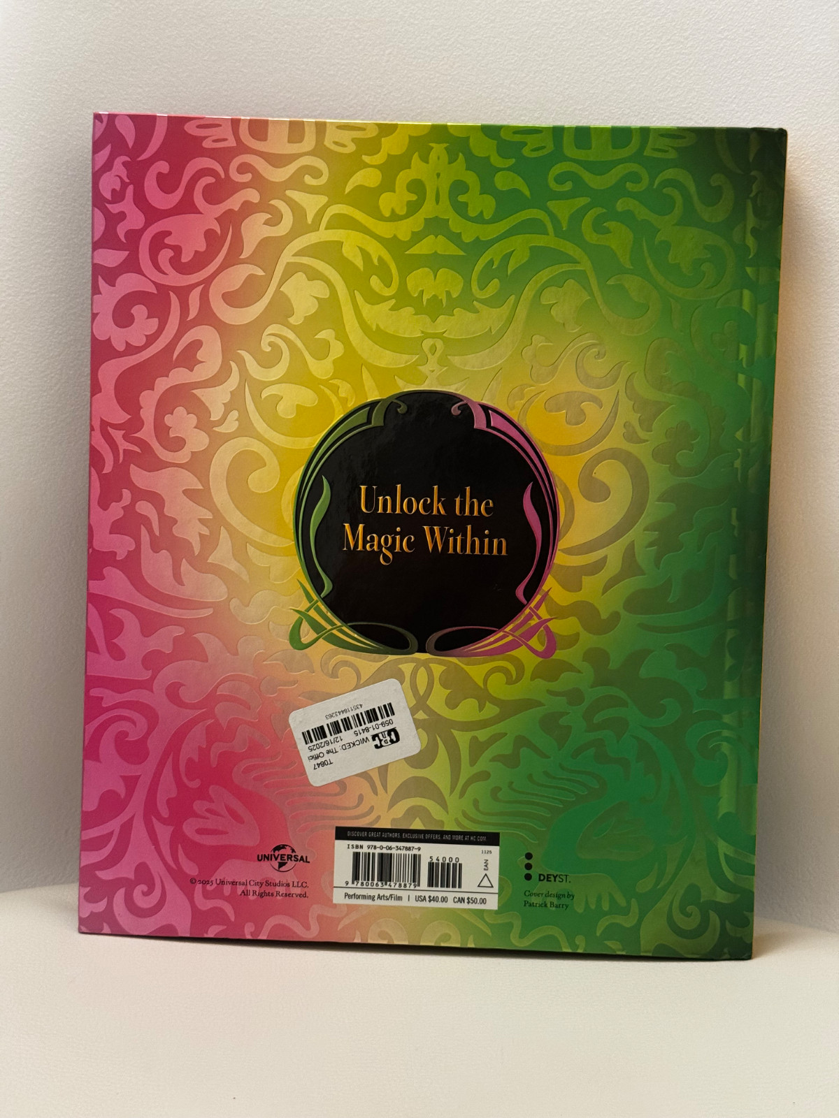 WICKED: THE OFFICIAL VISUAL COMPANION (Hardcover) Target Exclusive NWT