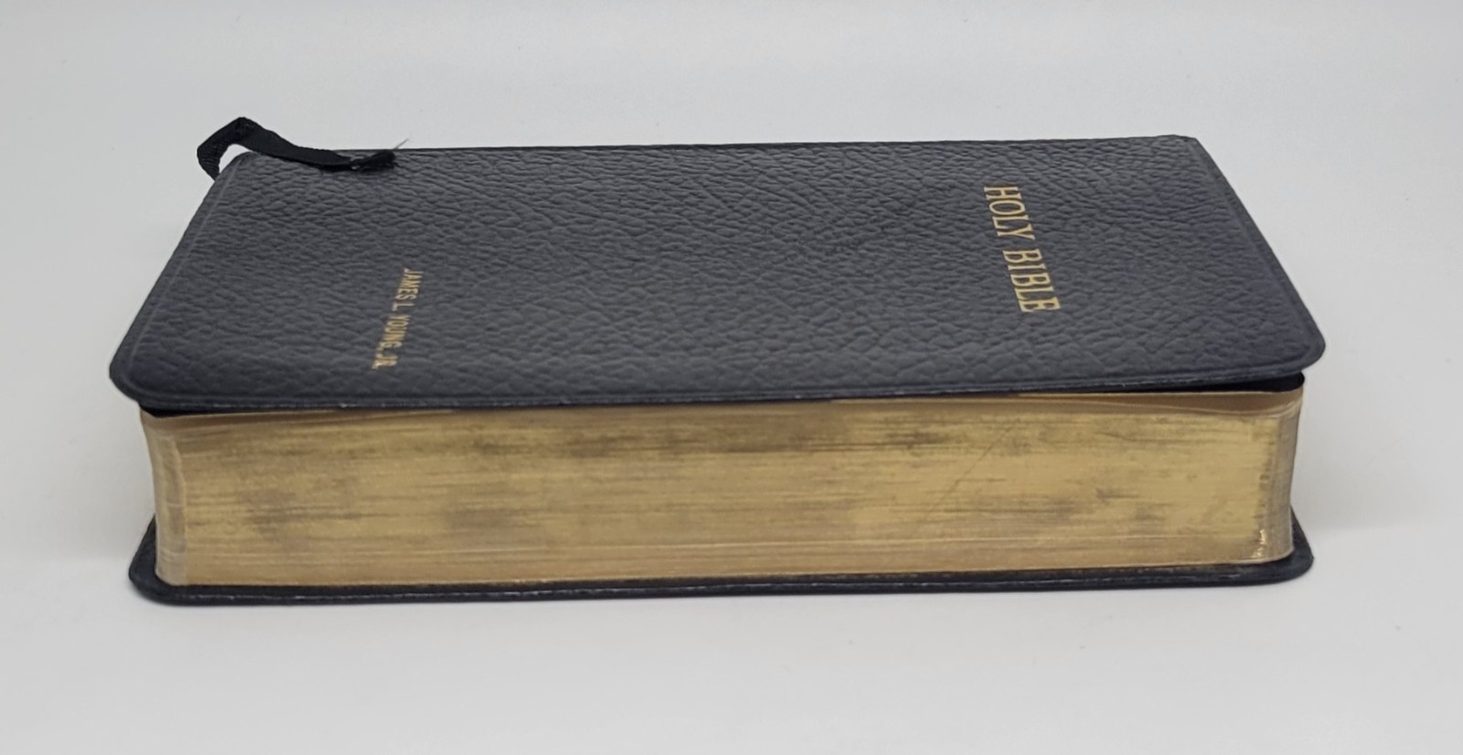 Oxford Bible KJV India Paper Black Leather Great Britain With Box