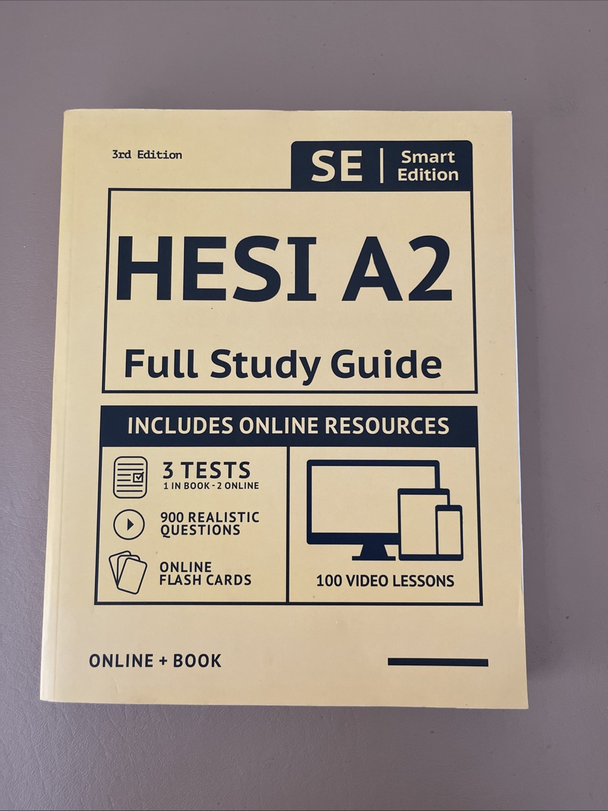 HESI A2 Full Study Guide 3rd Edition Smart Edition (Paperback, 2023)