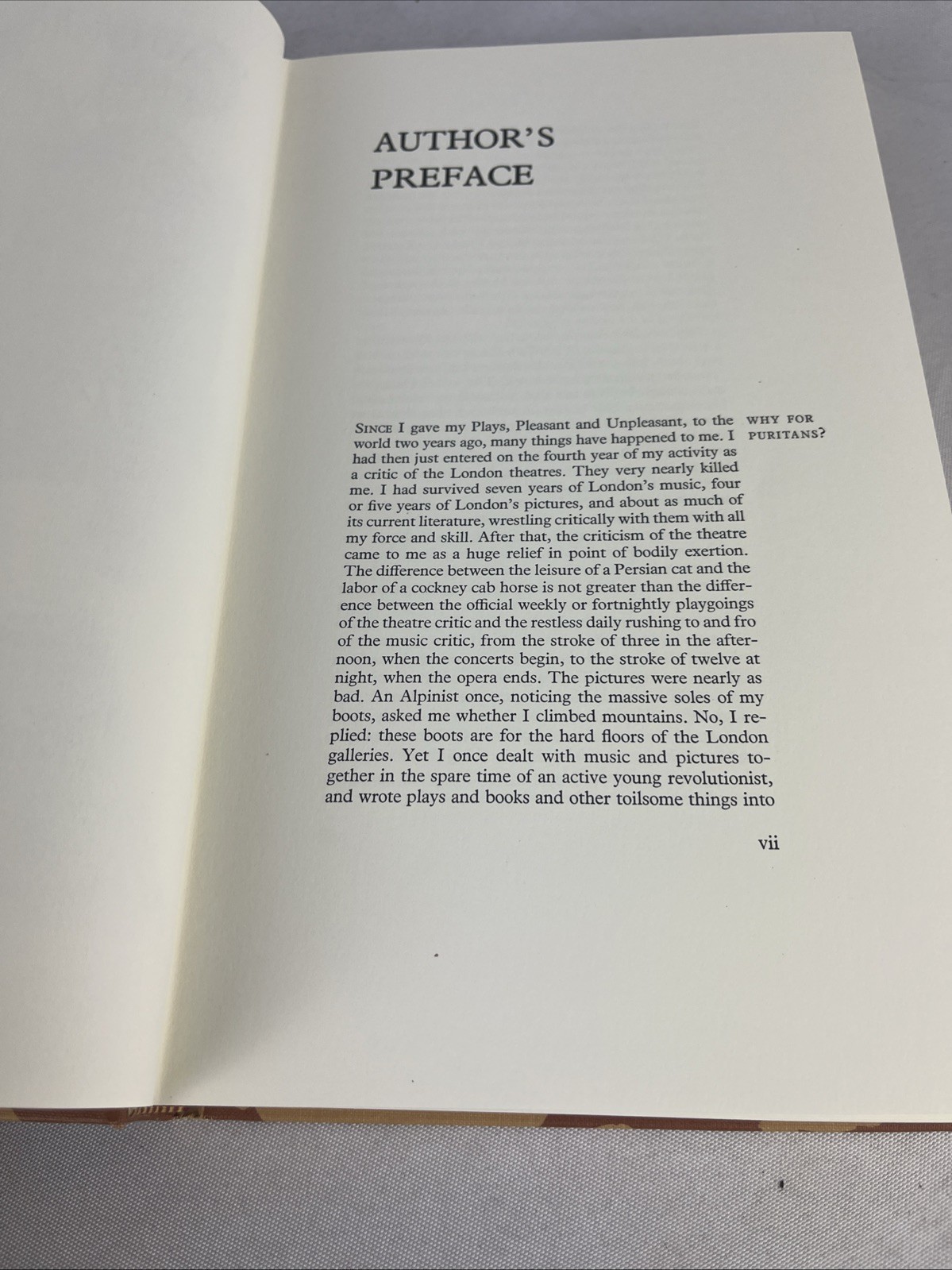 Two Plays for Puritans – George Bernard Shaw – The Heritage Press Club HC w/Slip