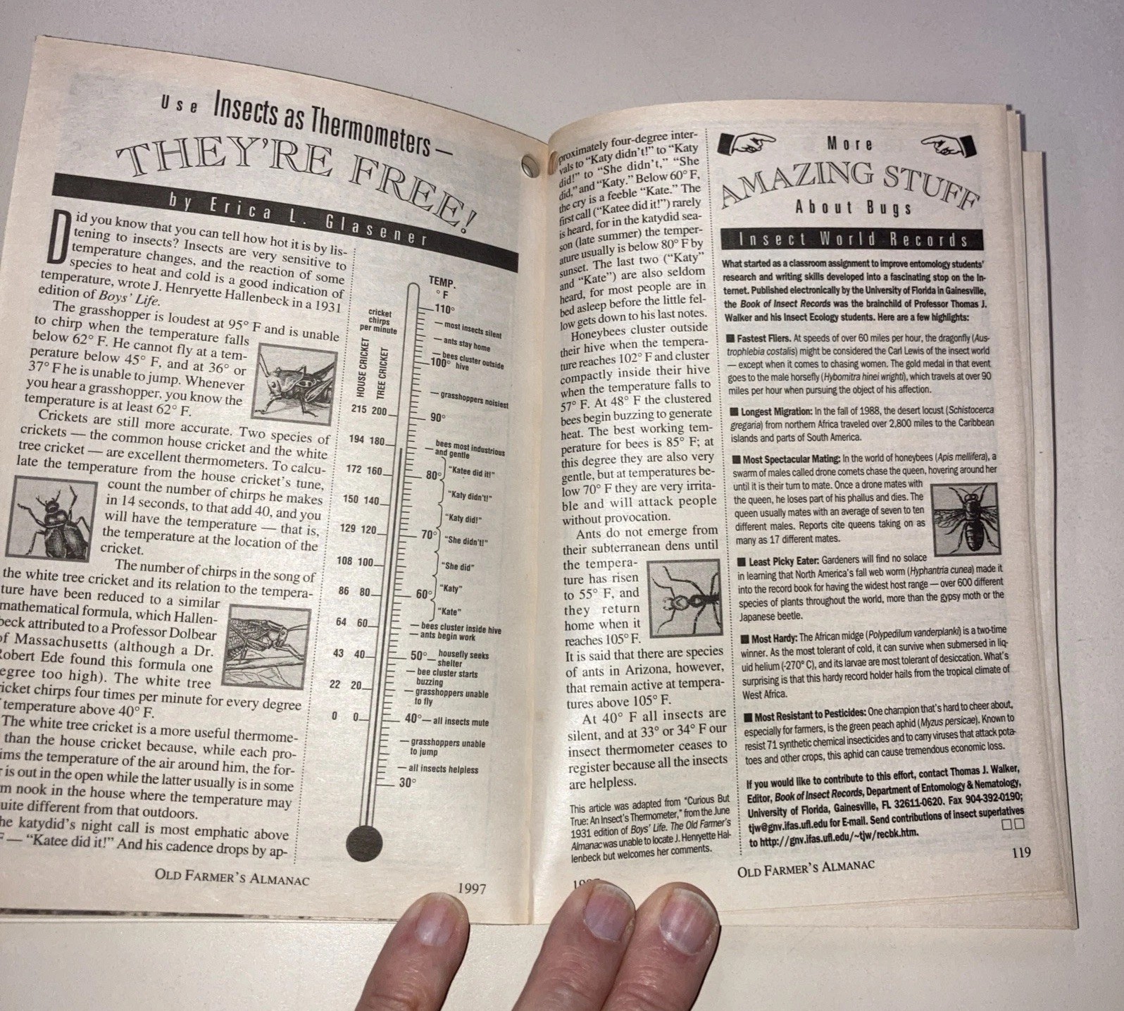Old Farmer’s Almanac lot of 18 years SC Robert Thomas Weather & Southern Edition