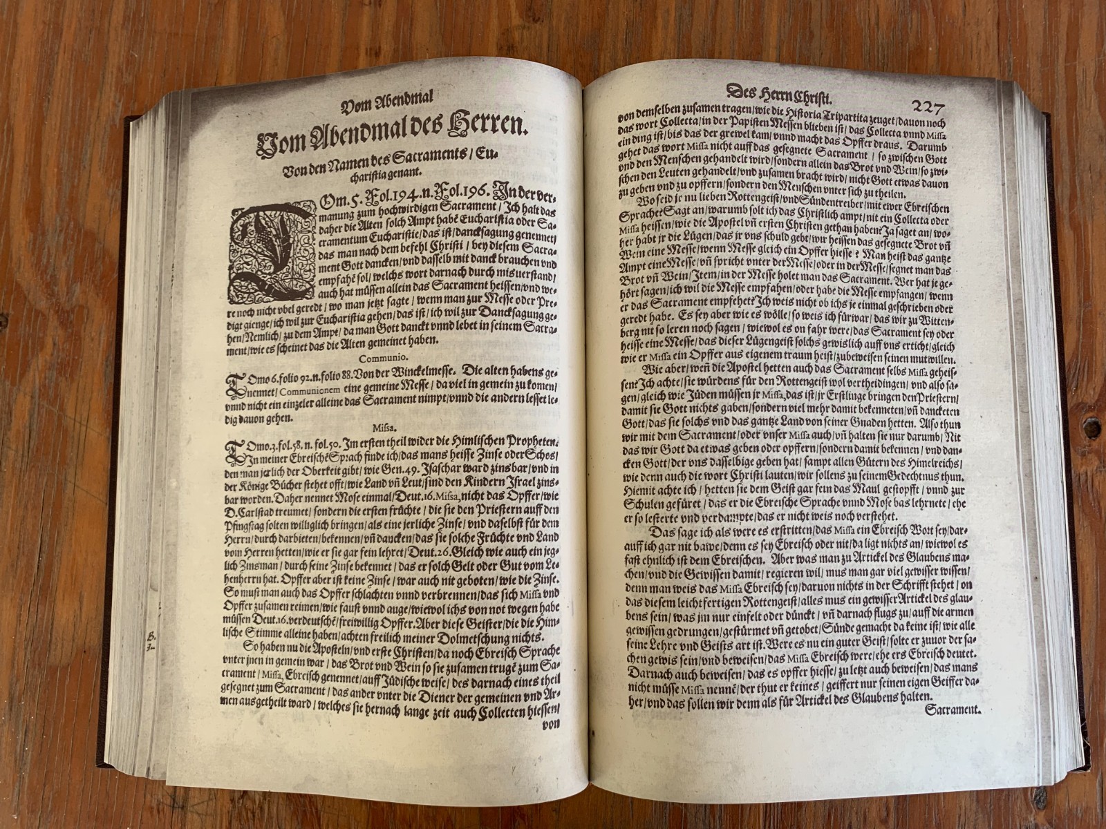 Deutscher Thesaurus Doctor Martin Luther Facsimile of the 1570 Original