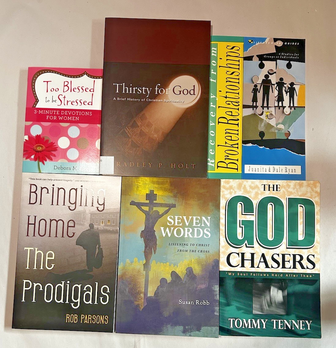 Lot of 10 Christian Books ~ Mixed Title Book Bundles ~ Bible Studies and More