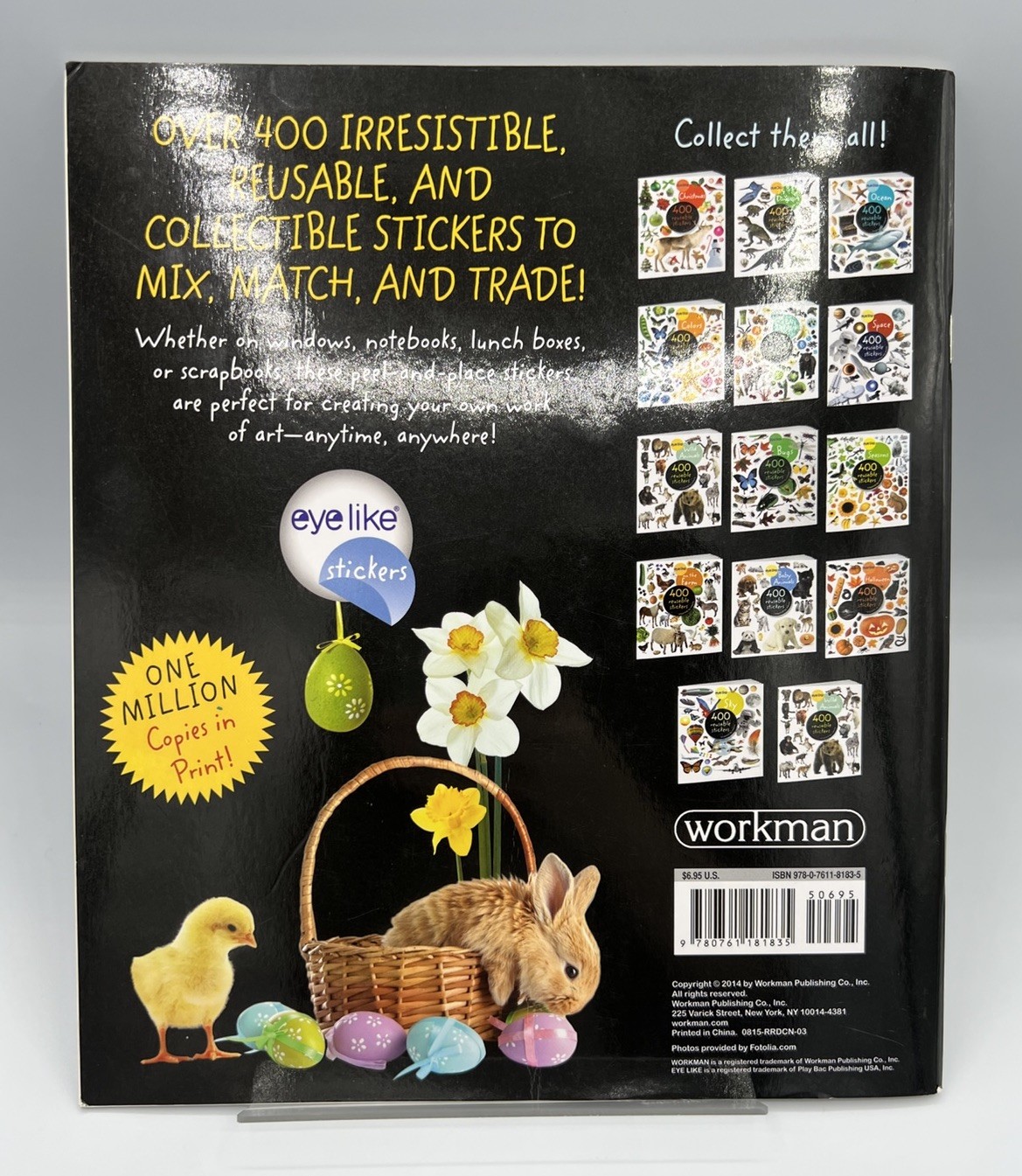 Eyelike Stickers: Easter – Workman Publishing – 400 Stickers, Unused