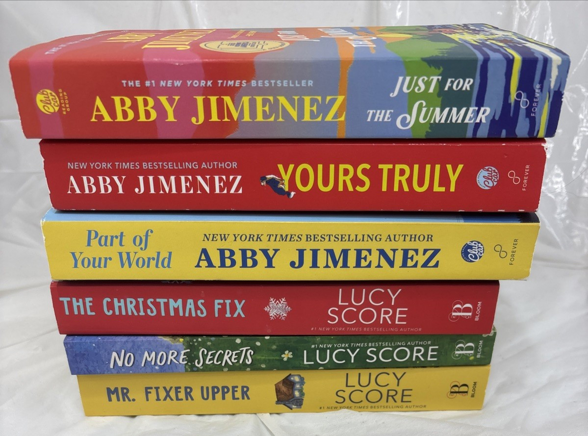 Funny Romance Reads, Lot of 6, Yours Truly, Mr. Fixer Upper, No More Secrets….