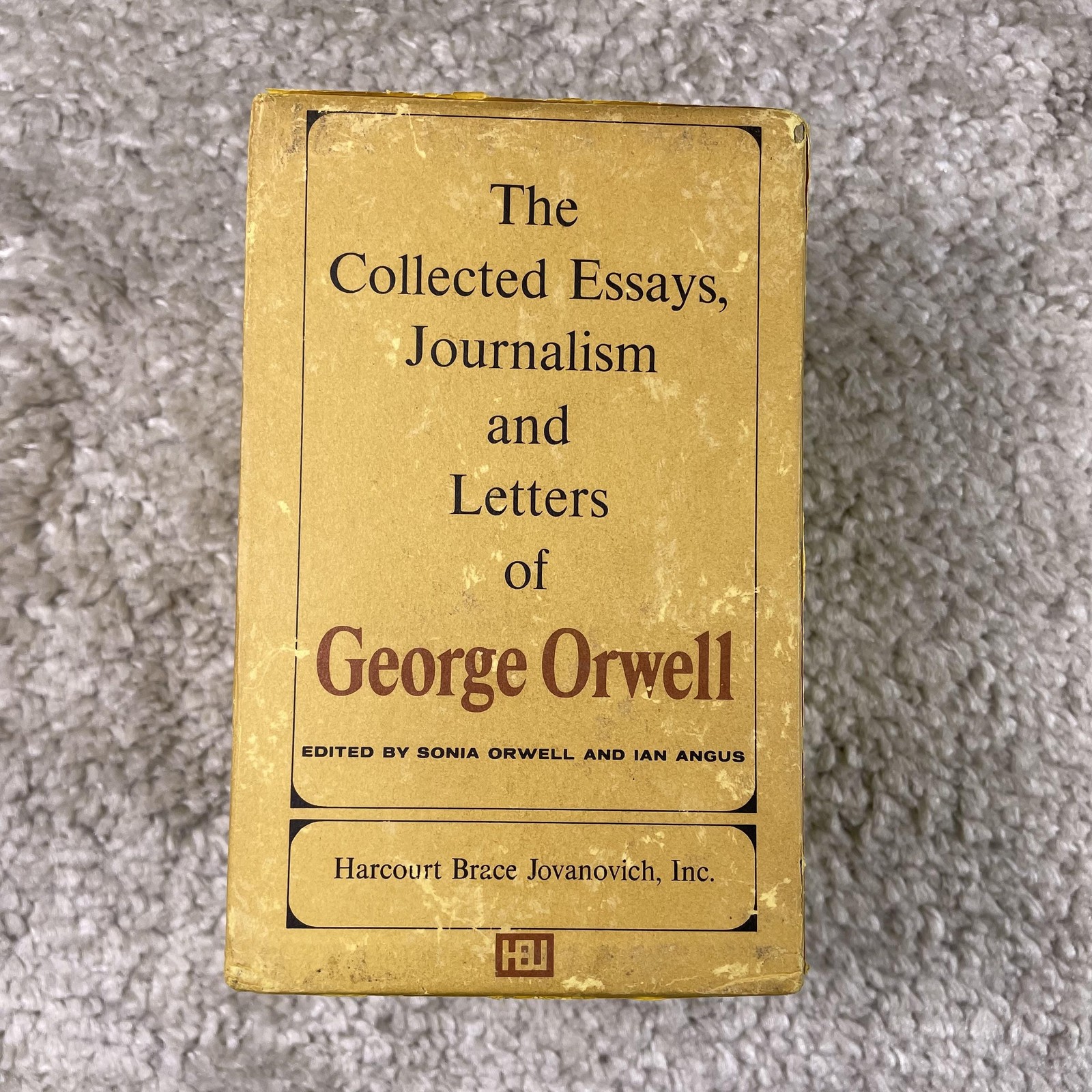 Vintage George Orwell Collected Essays Journalism Letters 4 PB Box Set Harvest