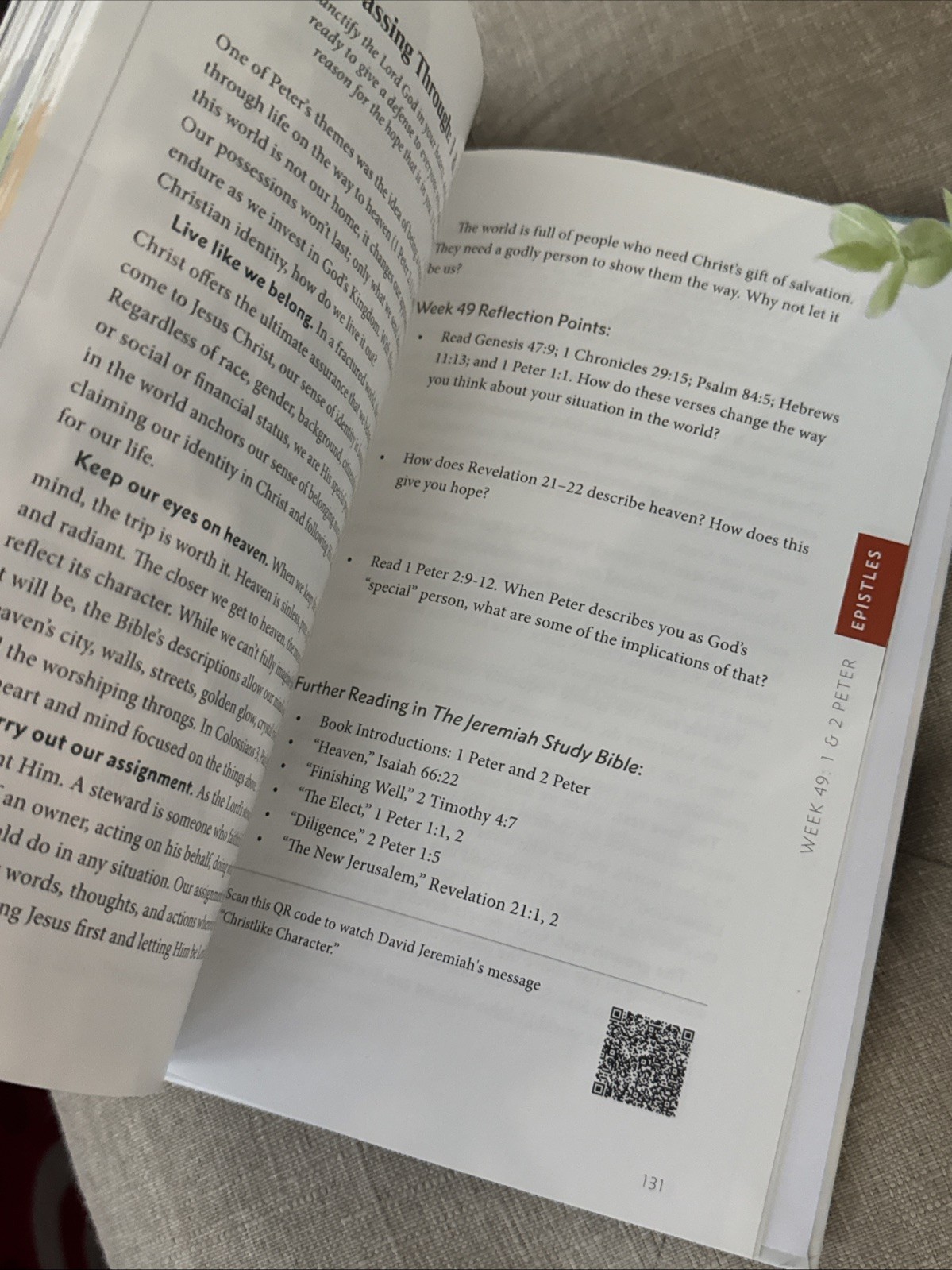 Through the Bible in 52 Weeks Guide – Dr. David Jeremiah HC/Spiral 2022
