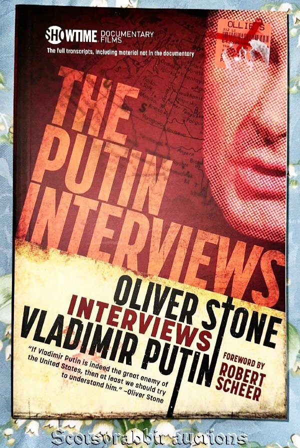 THE PUTIN INTERVIEWS Oliver Stone Vladimir Putin Softbound Book New But Disconti