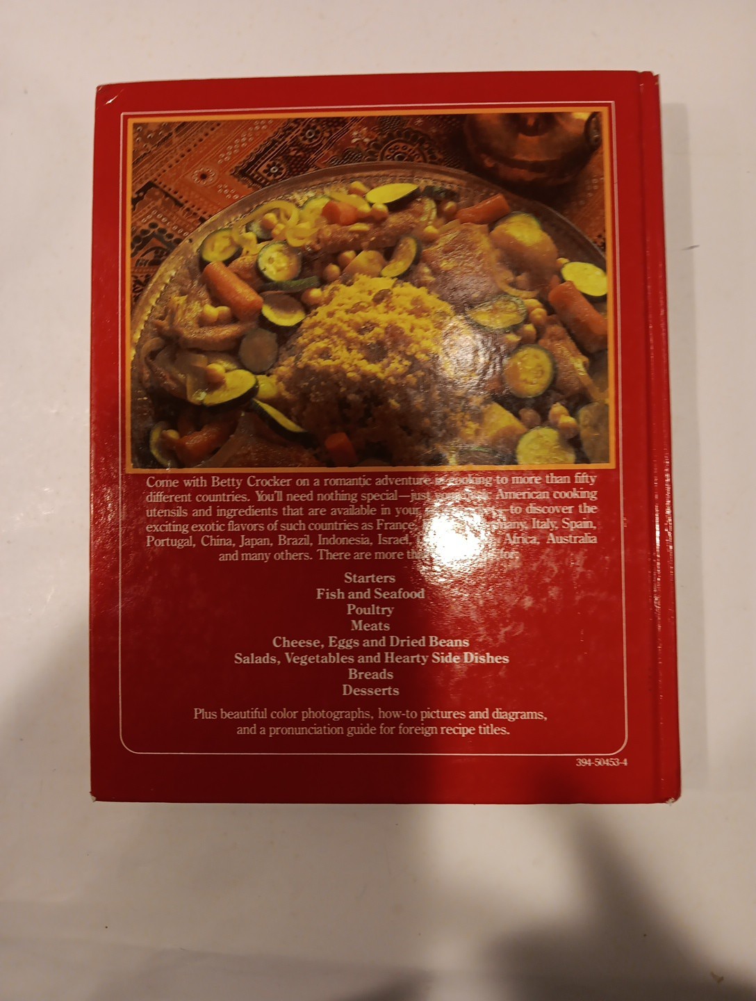 BETTY CROCKER’S INTERNATIONAL COOKBOOK 1980 1st Ed HB 372 Pages
