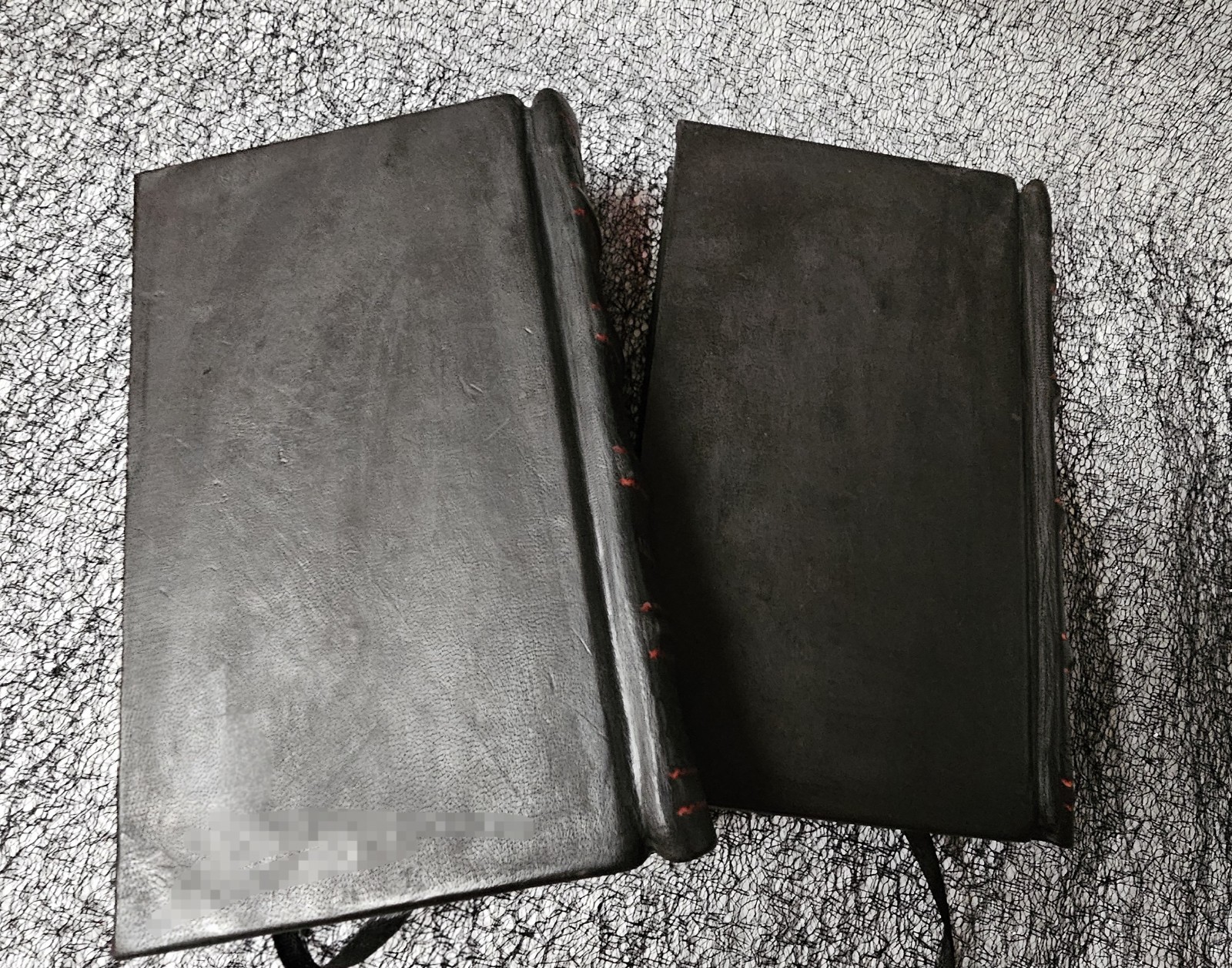 The Satanic Bible/Book of Rituals Set Anton Szandor Lavey Red Leather BOUND