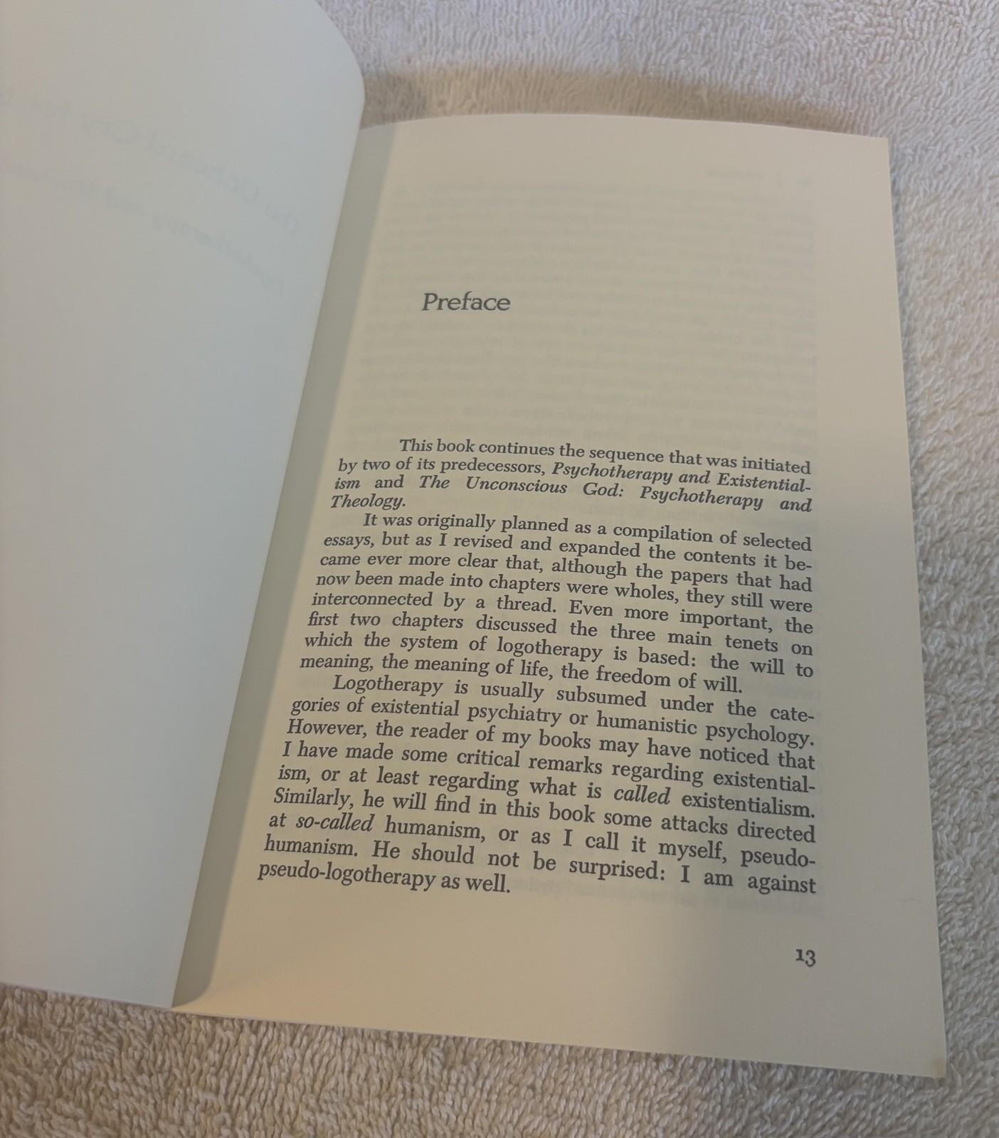 THE UNHEARD CRY FOR MEANING: Psychotherapy & Humanism Viktor E. Frankl PB 1978
