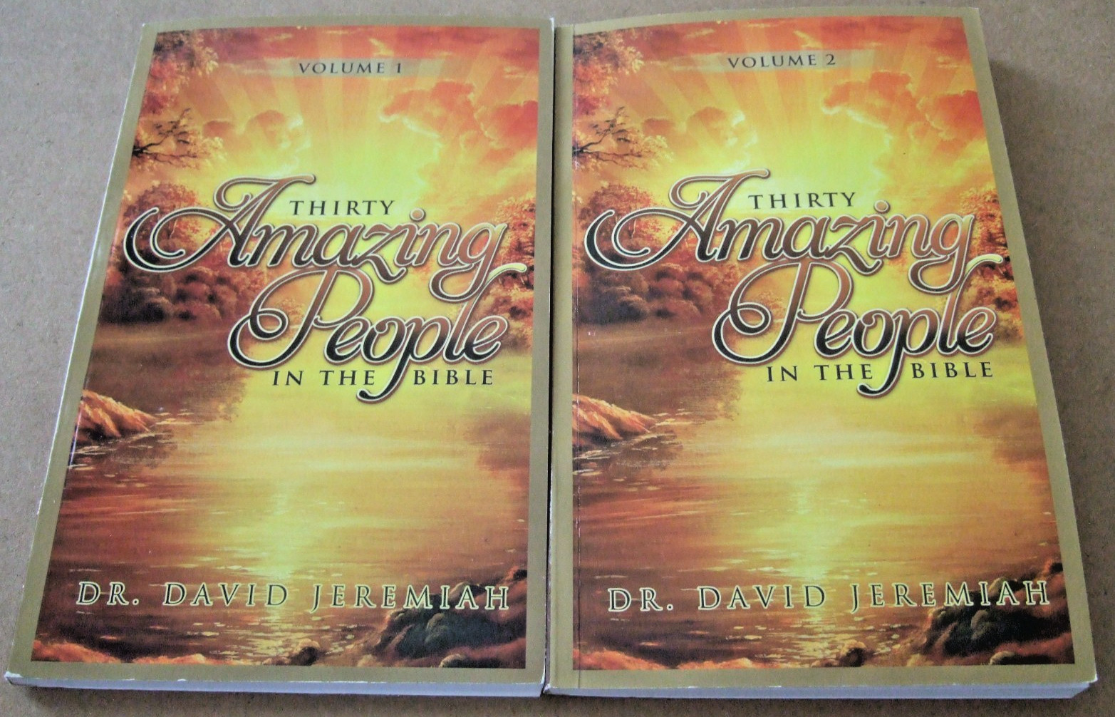 DR. DAVID JEREMIAH STUDY GUIDES THIRITY AMAZING PEOPLE IN THE BIBLE VOL 1-2 +