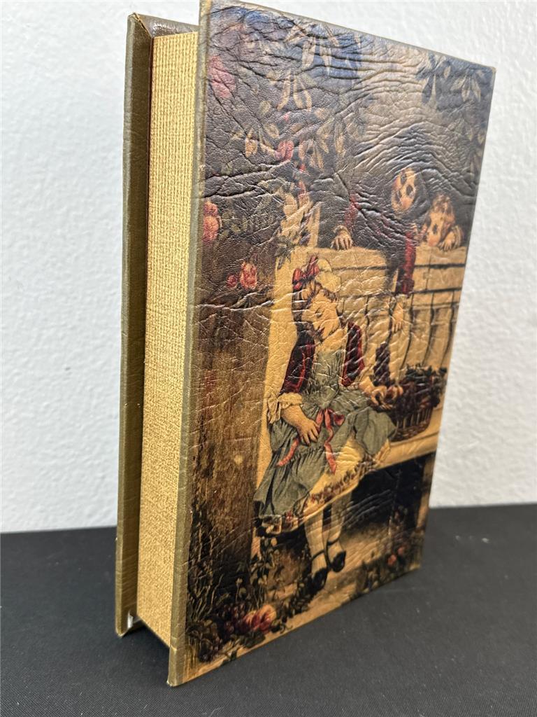 ^ Unbranded Hollow Book Decorative Child Sleeping on a Bench