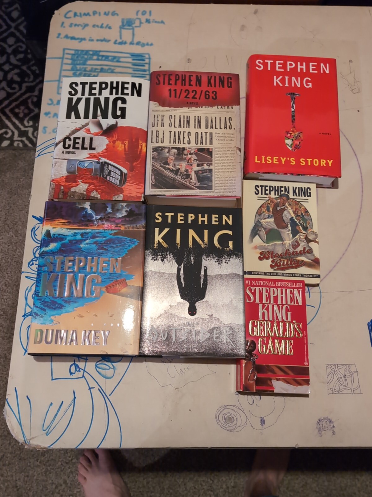 Stephen King Book Lot Of 19 Paperbacks/Hardbacks Used condition Mixed Lot